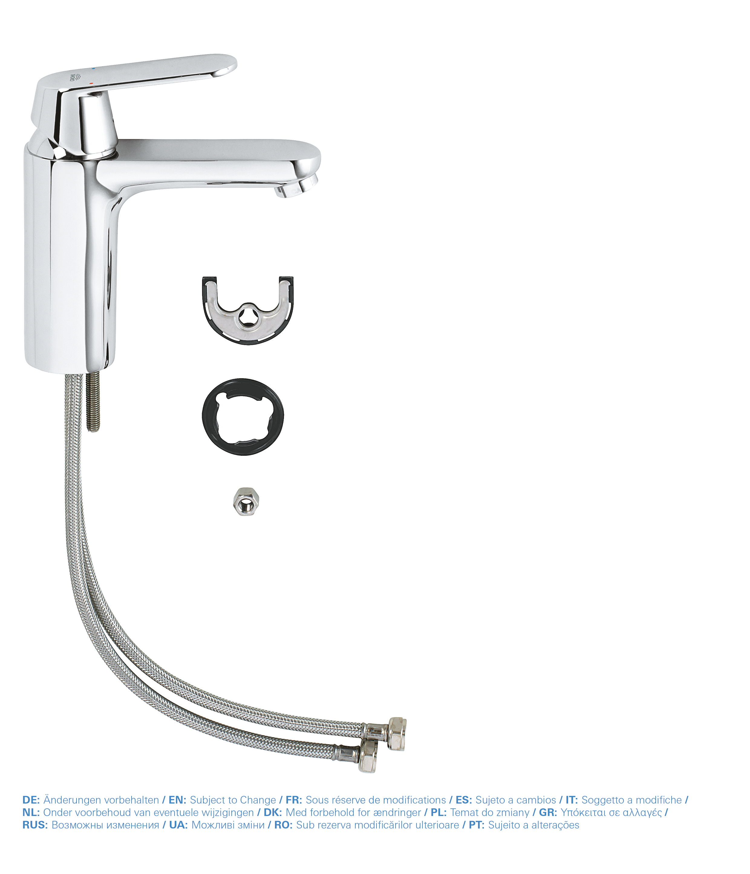 Змішувач для умивальника Grohe Eurosmart Cosmopolitan 23327000 ціна 5520 грн - фотографія 2