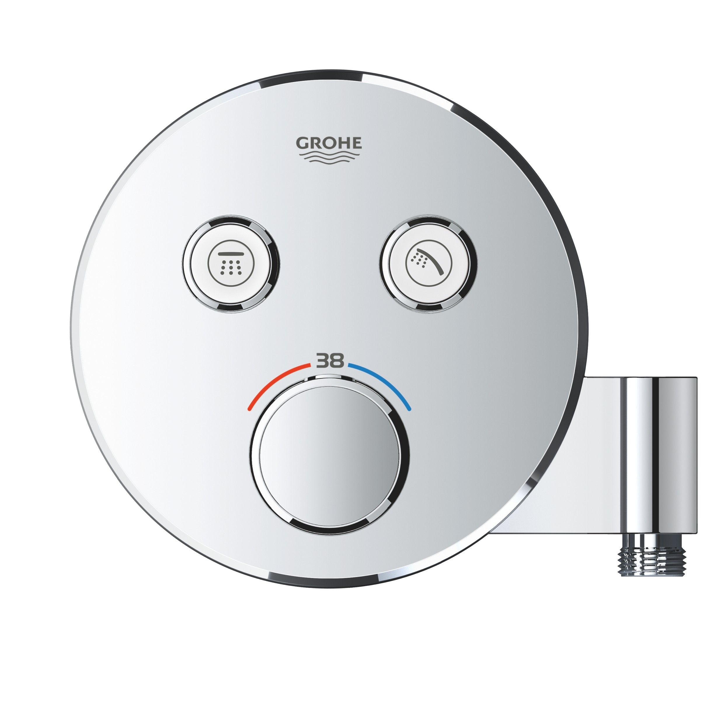 Внешняя часть смесителя Grohe Grohtherm SmartControl 29120000 цена 27741 грн - фотография 2