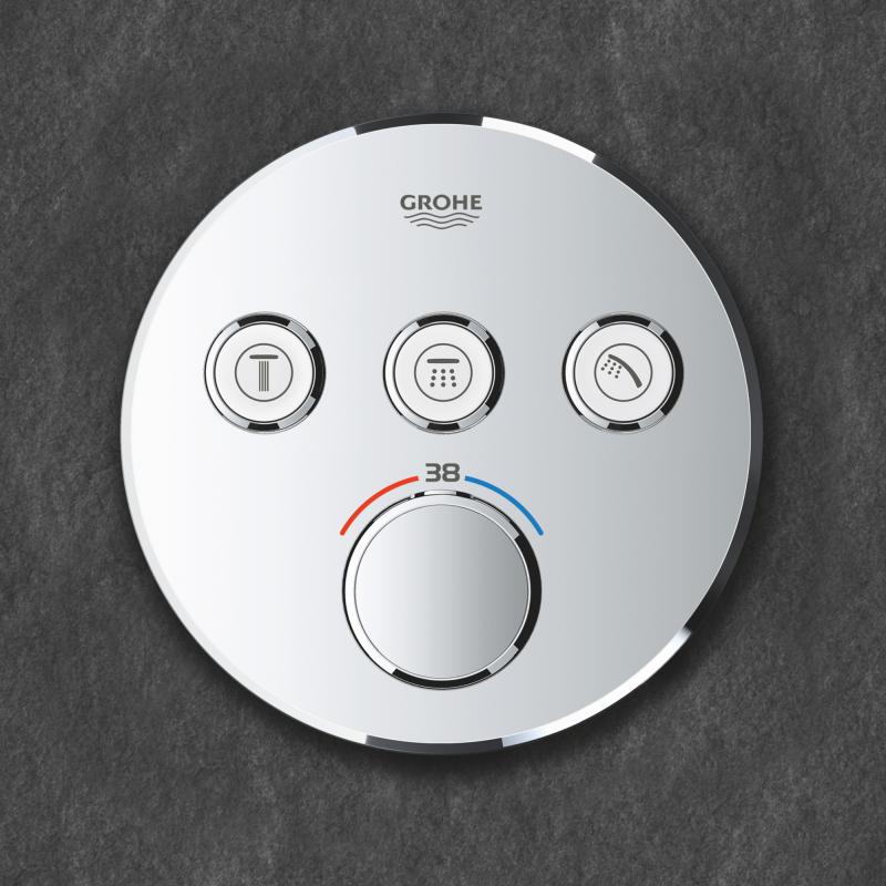 Внешняя часть смесителя Grohe Grohtherm SmartControl 29121000 цена 24435.00 грн - фотография 2