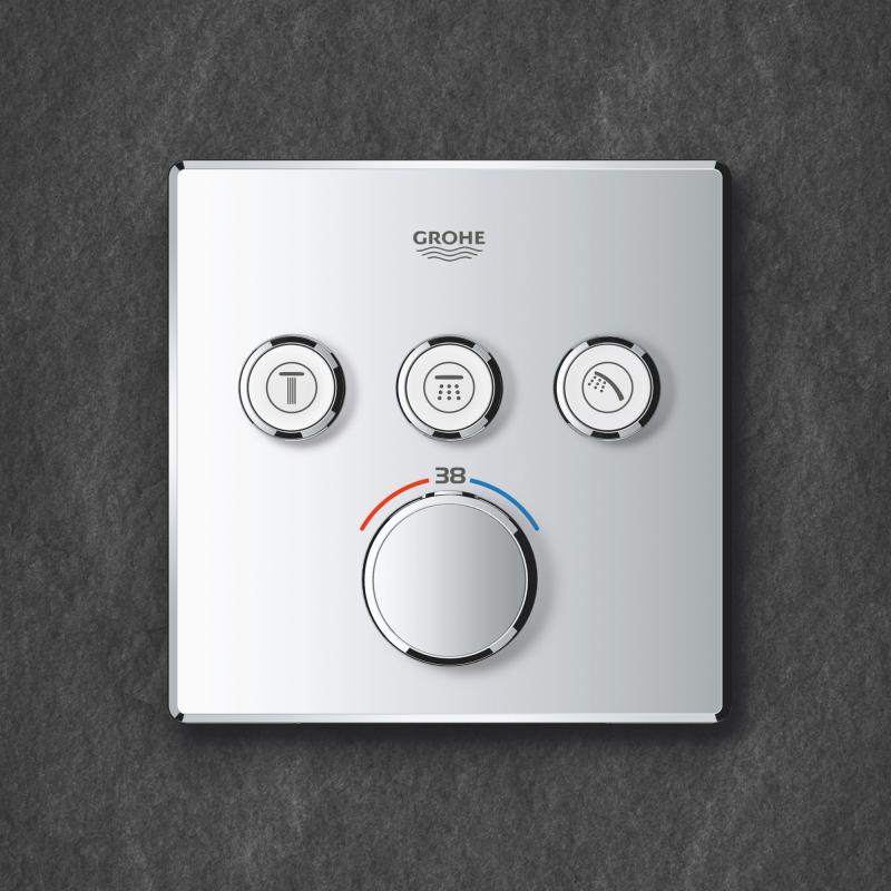 Внешняя часть смесителя Grohe Grohtherm SmartControl 29126000 цена 24435.00 грн - фотография 2