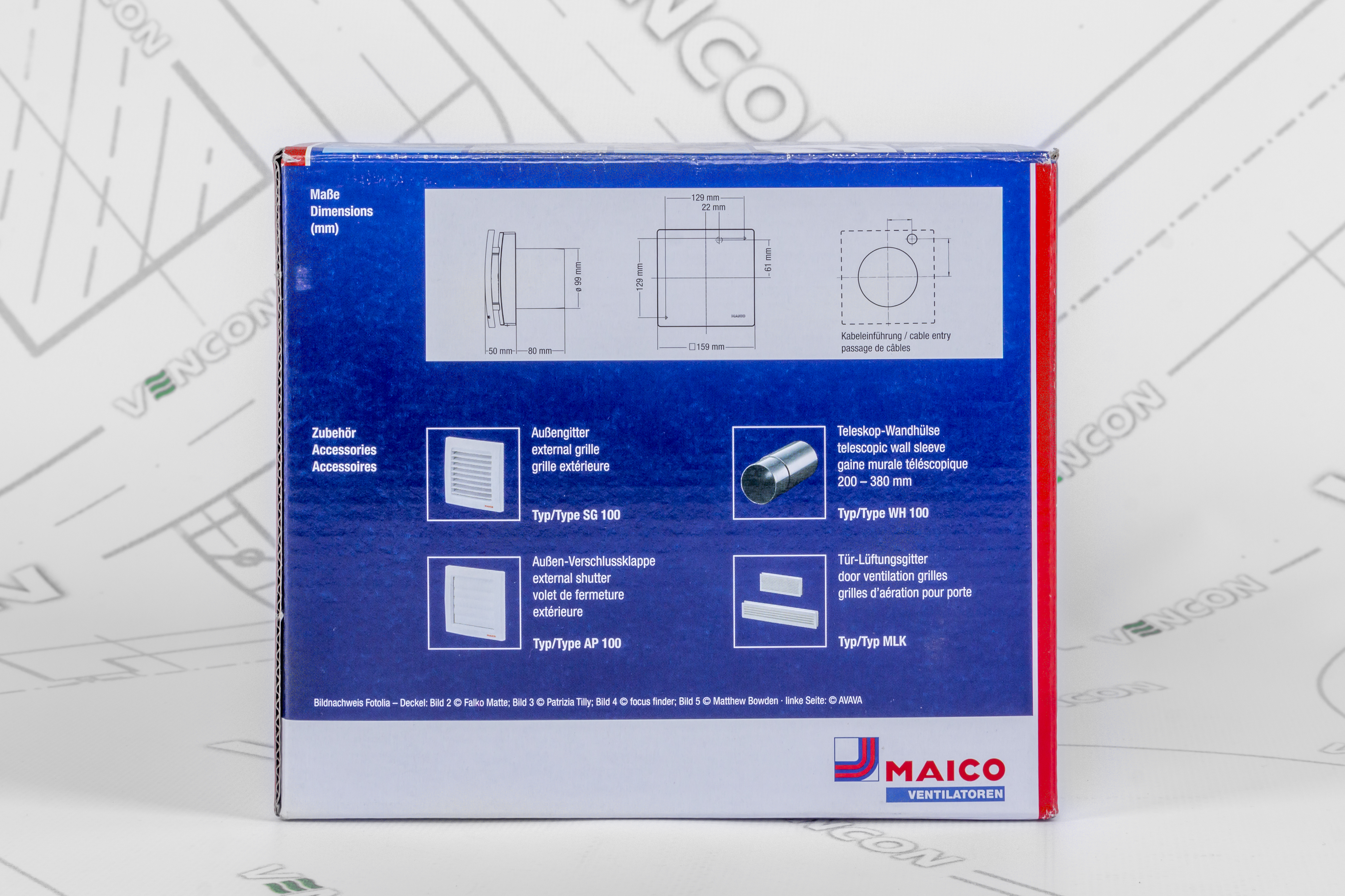 Витяжний вентилятор Maico ECA 100 ipro VZC характеристики - фотографія 7
