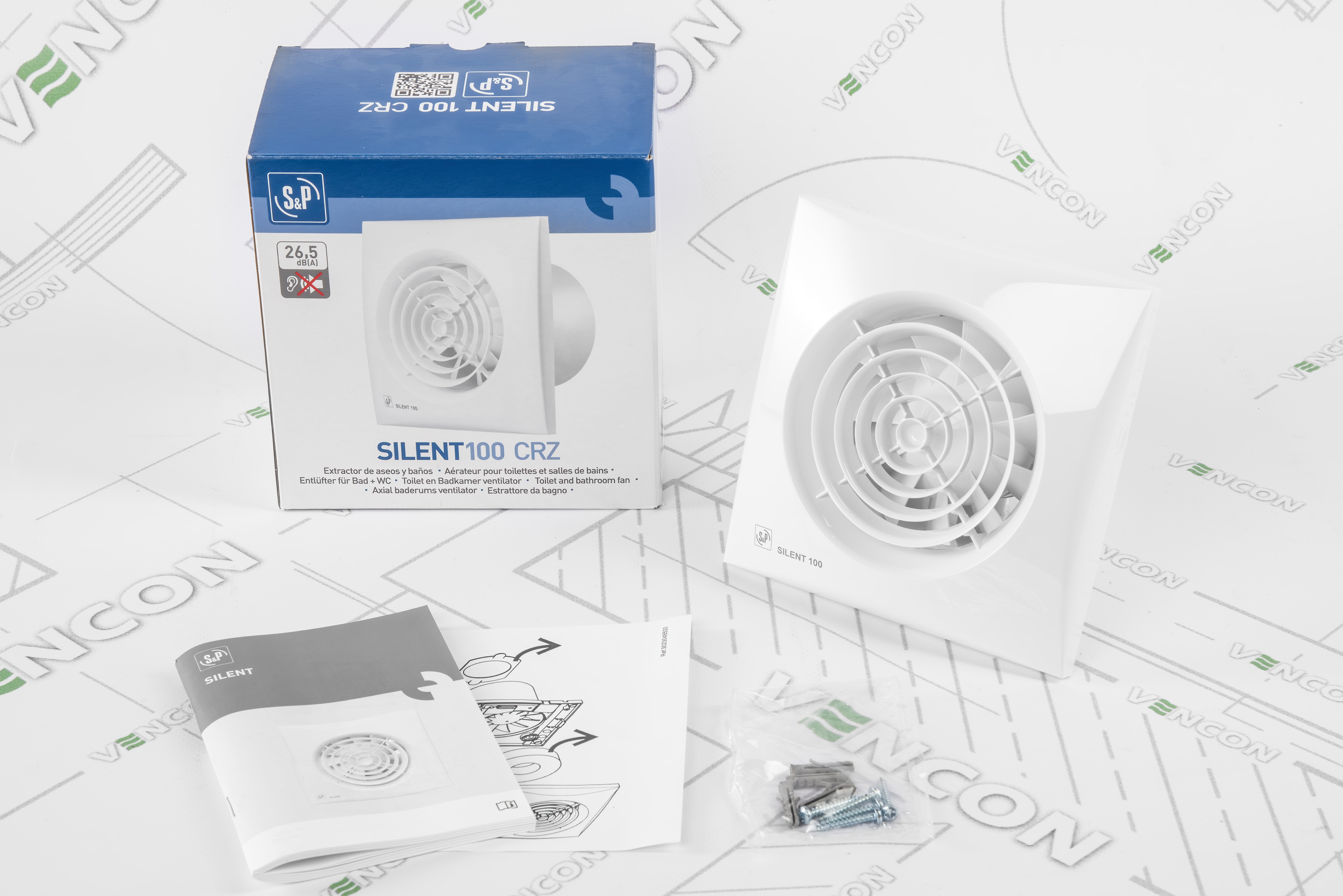 Вытяжной вентилятор Soler&Palau Silent-100 CRZ (5210401500) характеристики - фотография 7