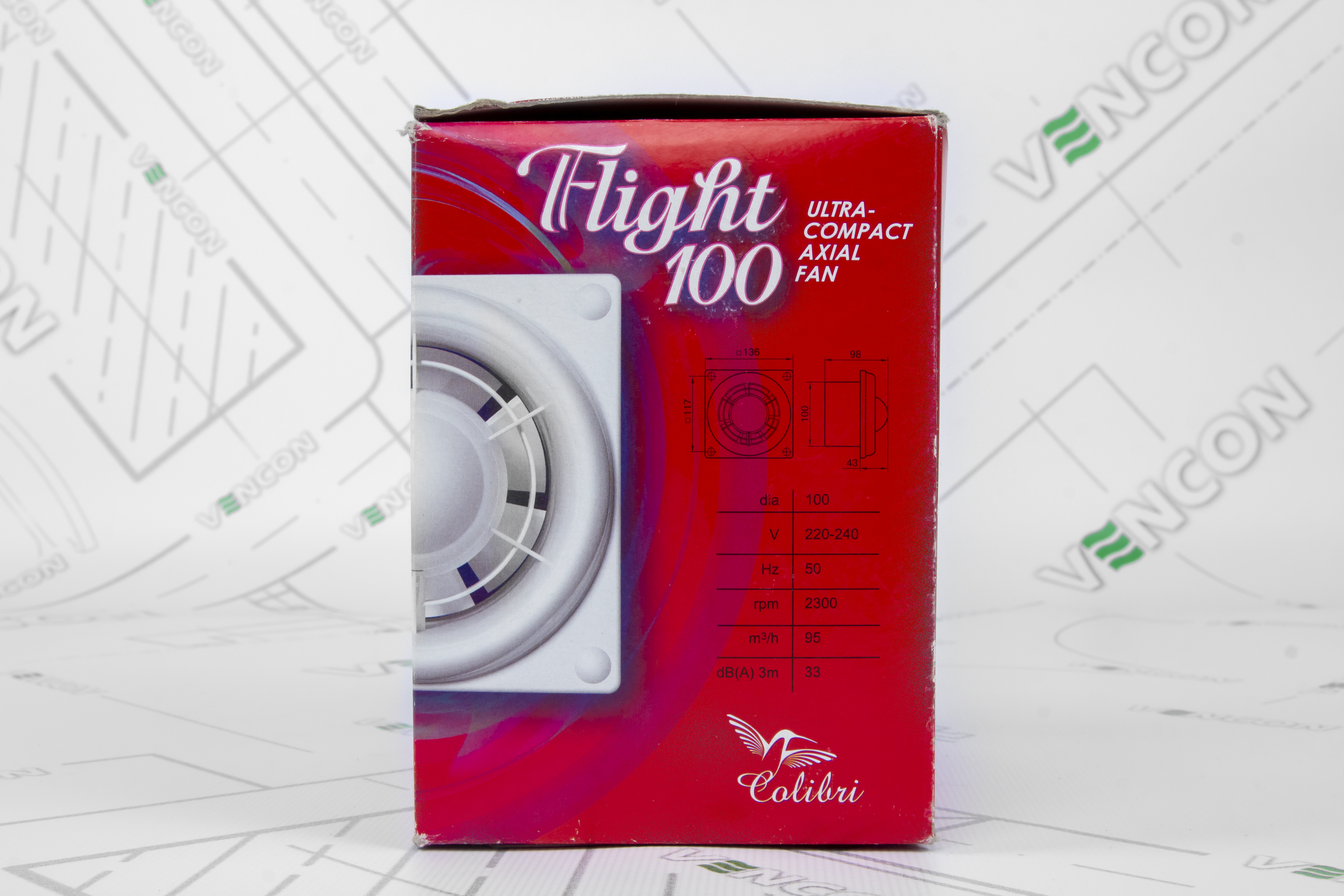 Вытяжной вентилятор Colibri Flight 100 T инструкция - изображение 6