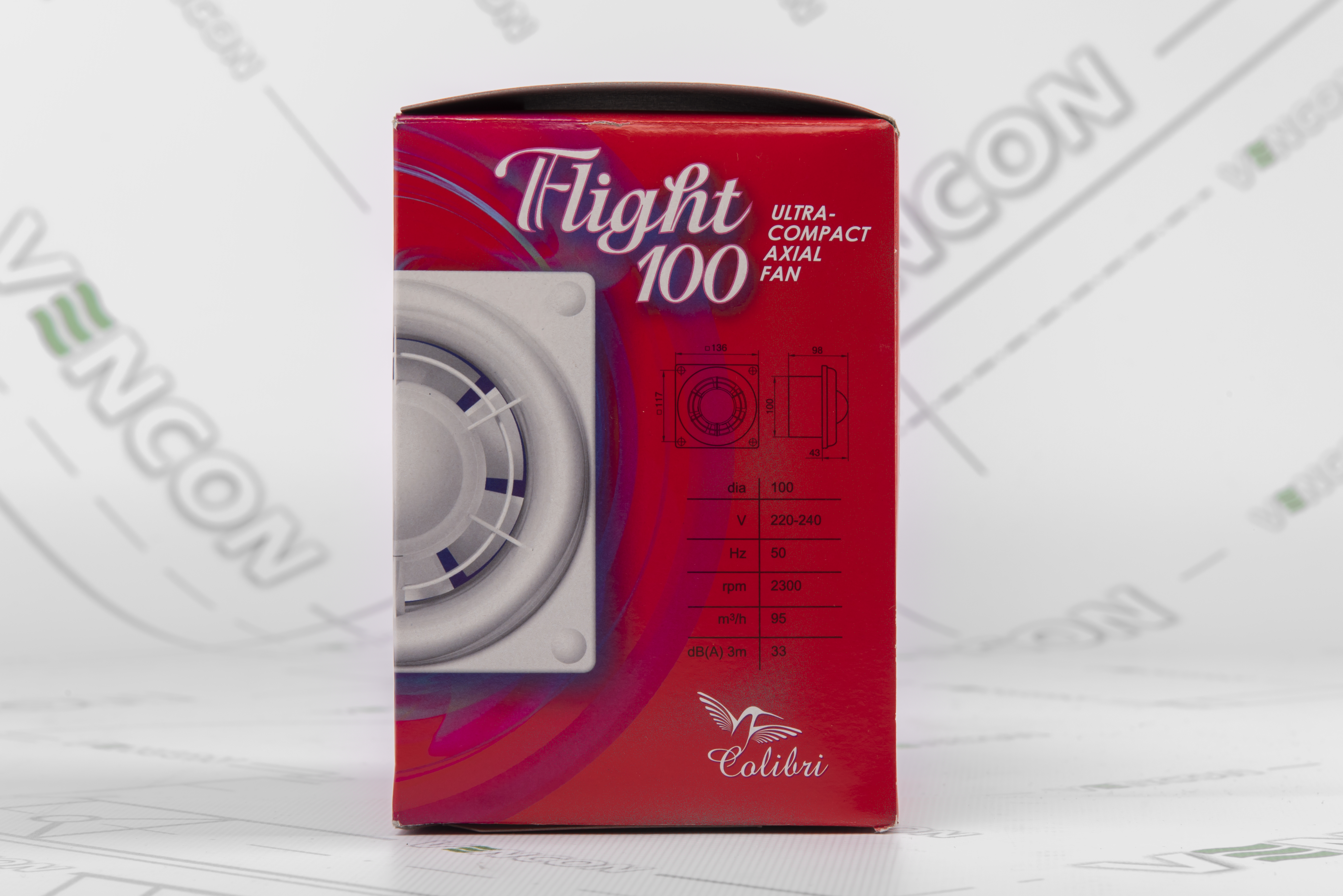 Вытяжной вентилятор Colibri Flight 100 TH инструкция - изображение 6