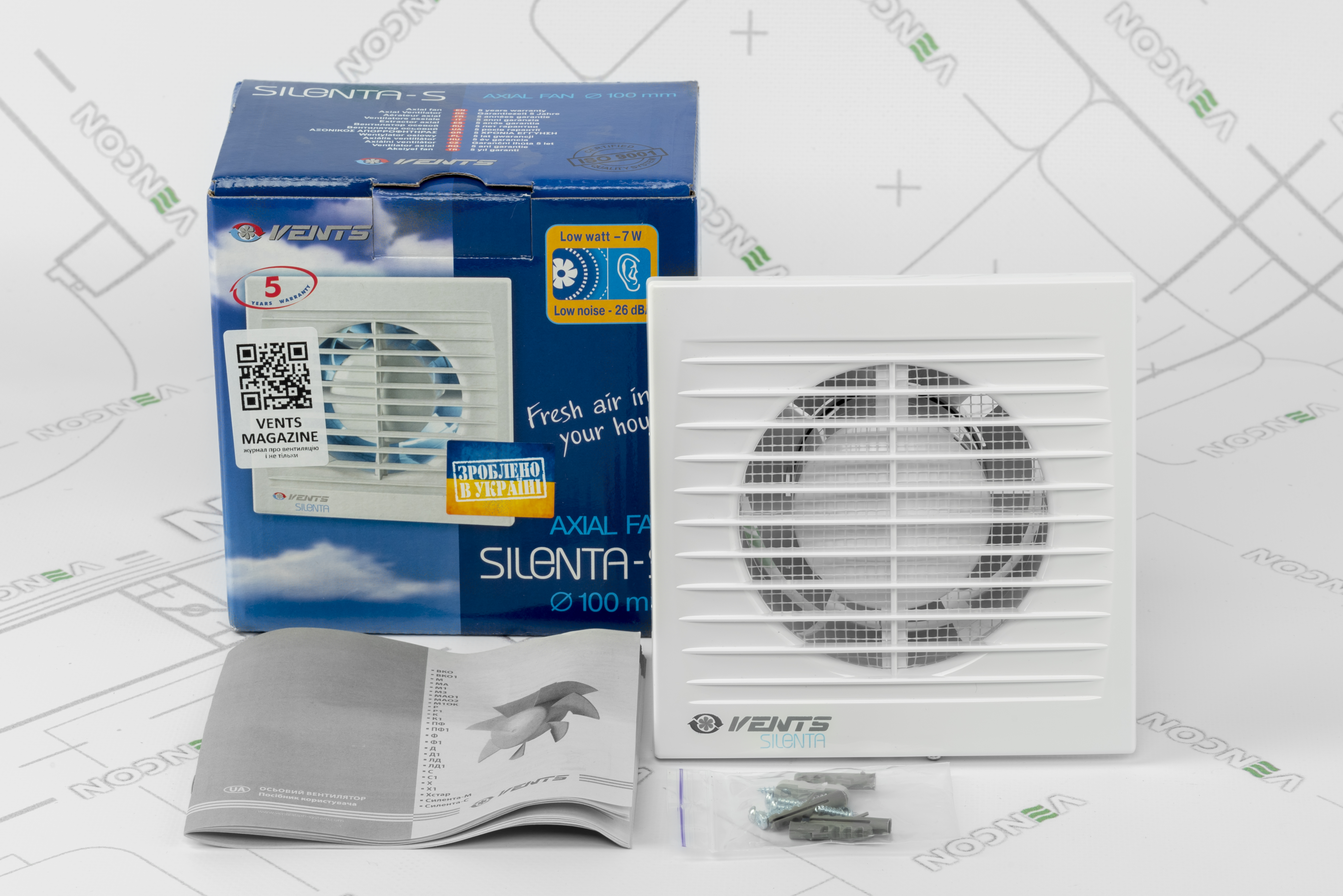 Вытяжной вентилятор Вентс 100 Силента-С ТН обзор - фото 8