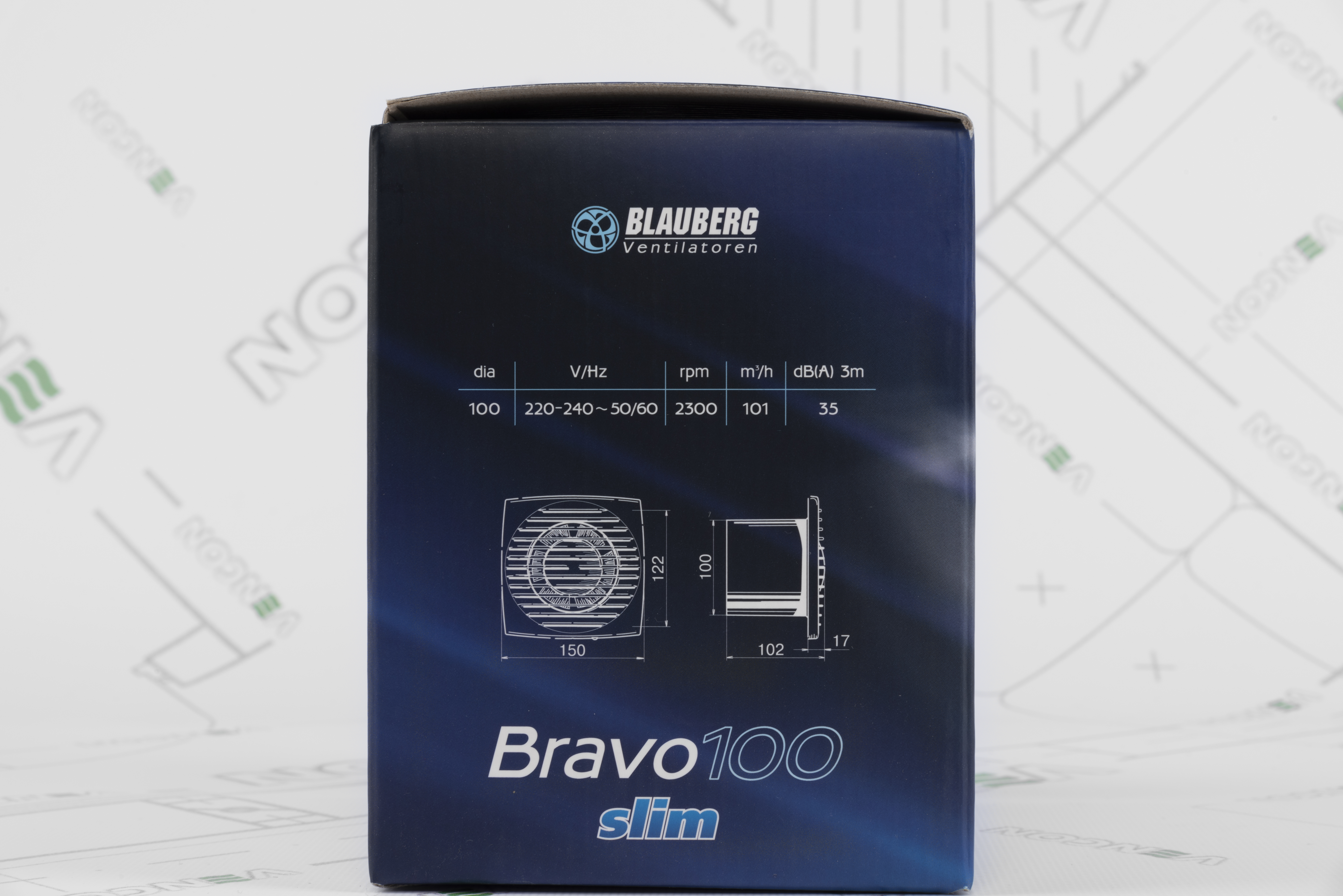 Вытяжной вентилятор Blauberg Bravo 100 инструкция - изображение 6