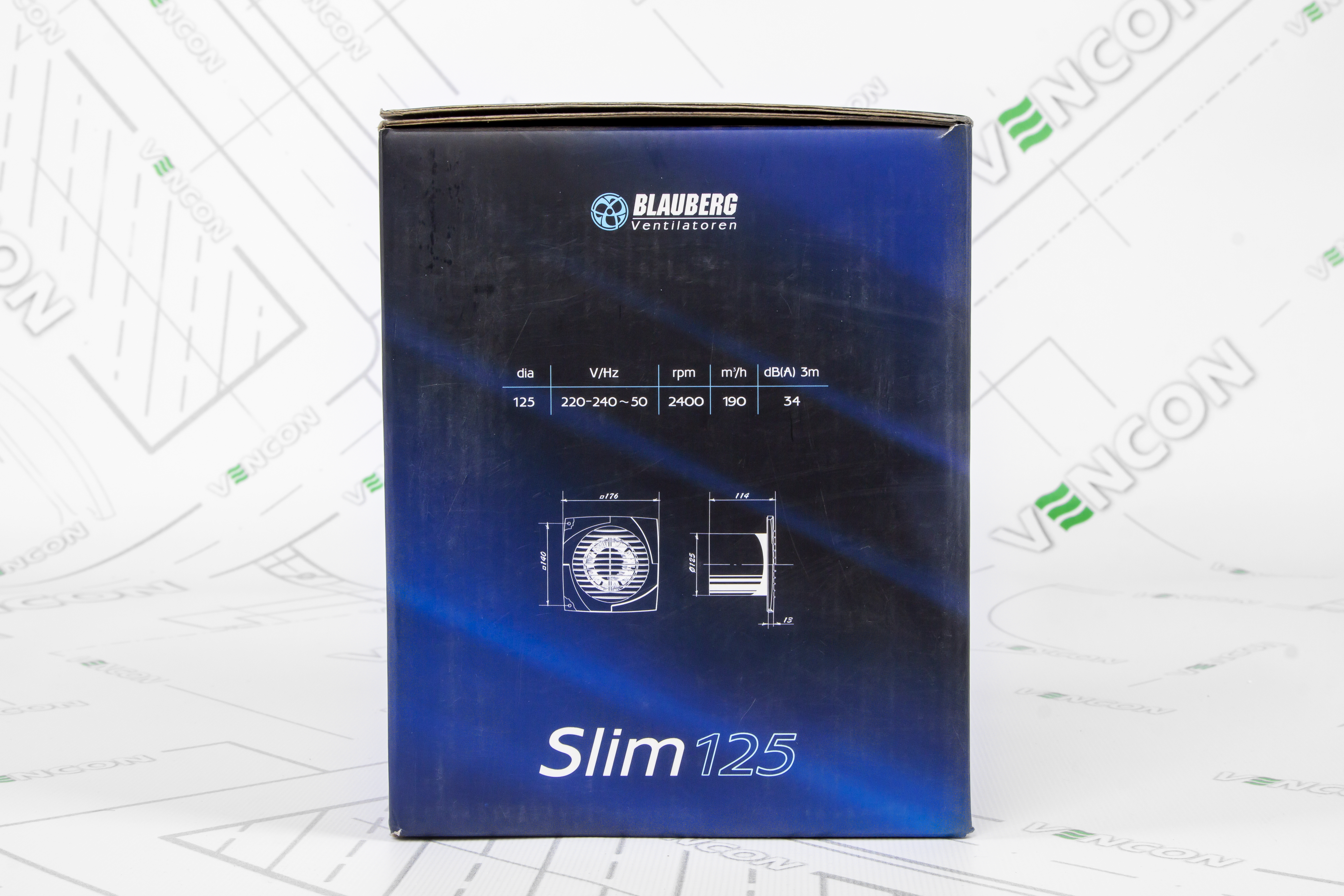 Витяжний вентилятор Blauberg Slim 125 інструкція - зображення 6