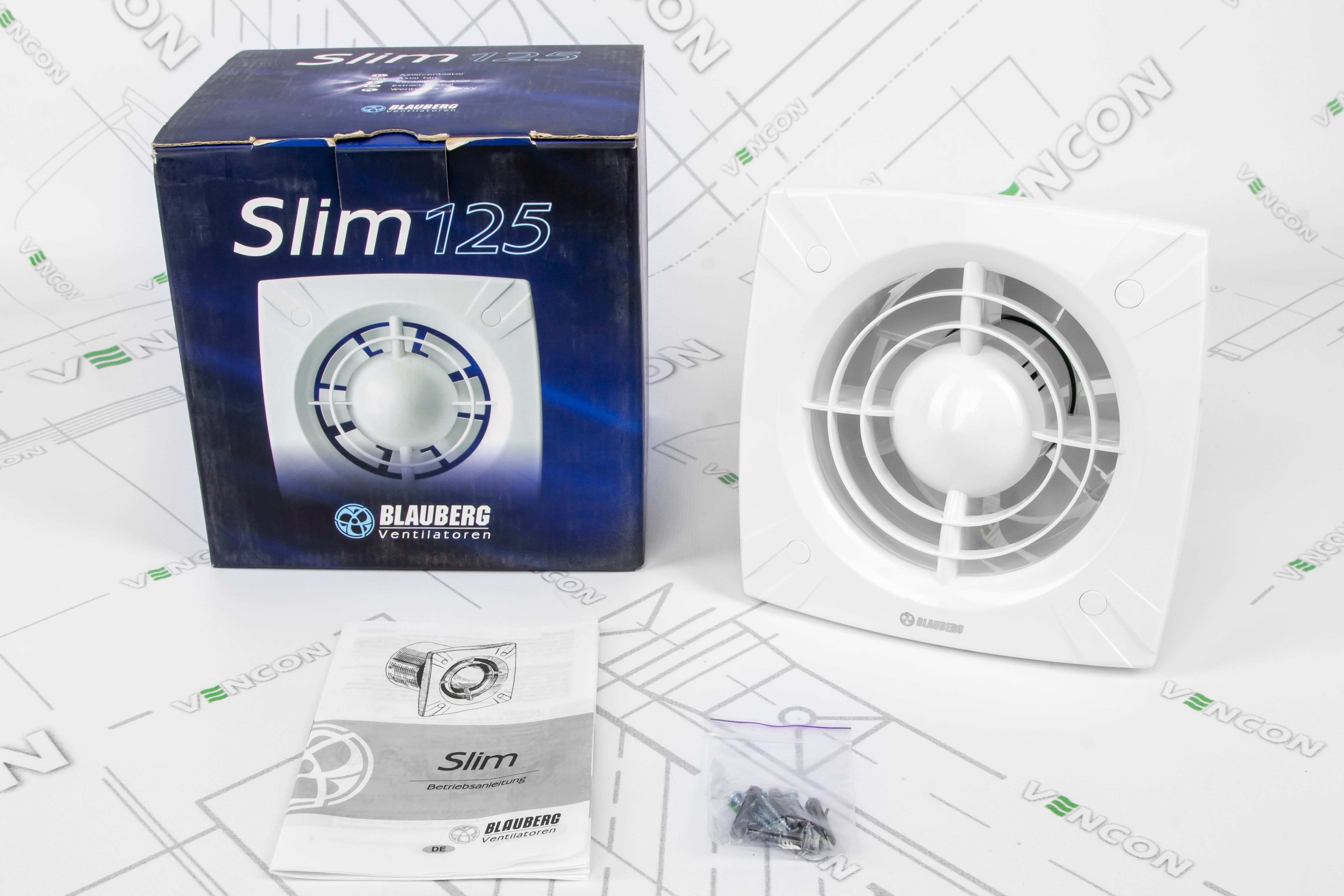 Вытяжной вентилятор Blauberg Slim 125 характеристики - фотография 7