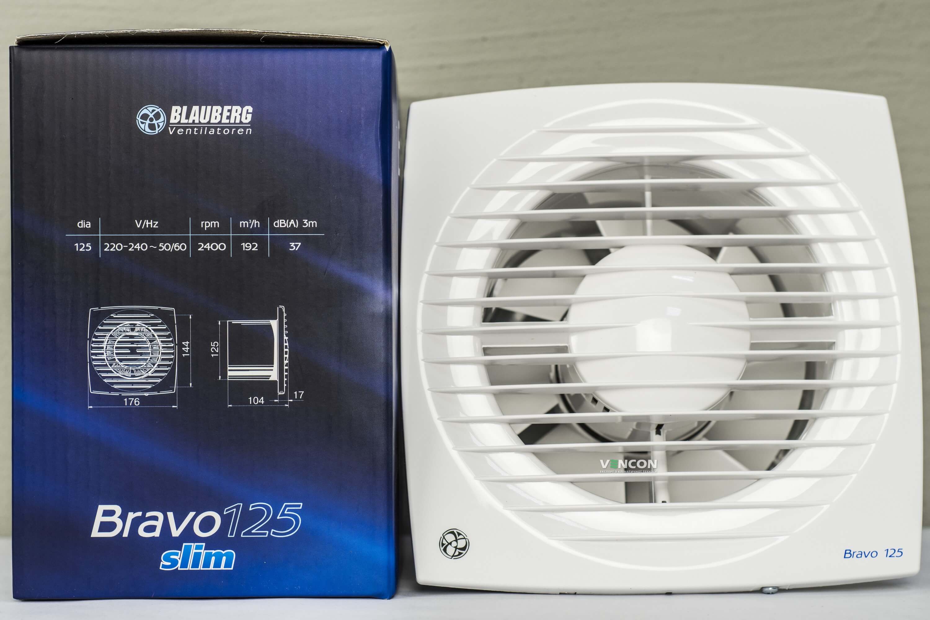 Вытяжной вентилятор Blauberg Bravo 125 отзывы - изображения 5