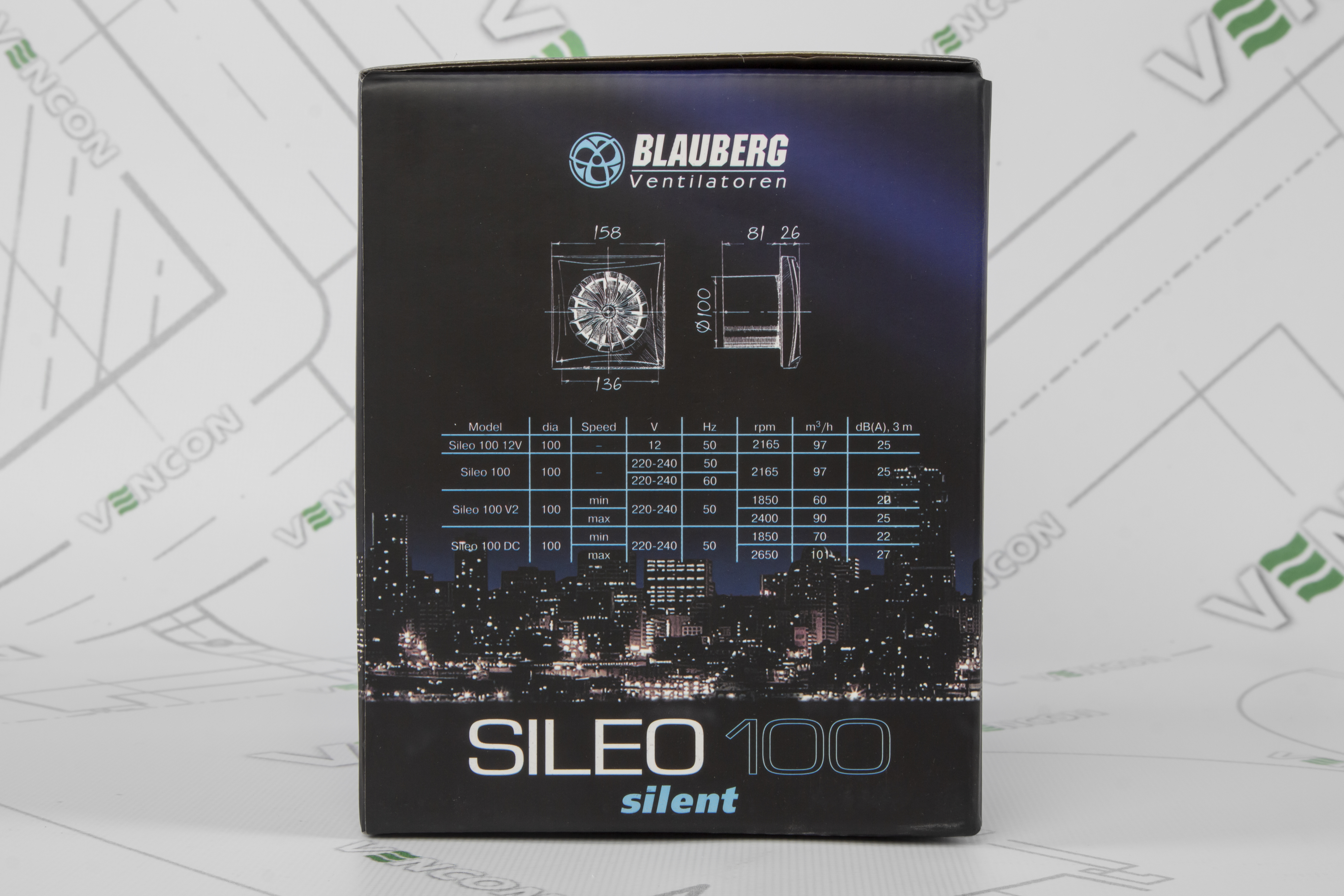 Витяжний вентилятор Blauberg Sileo 100 огляд - фото 8