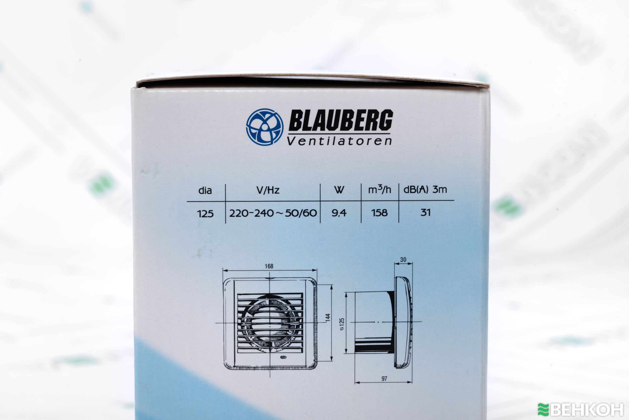 ≋ Вытяжной вентилятор Blauberg Aero Still 125 купить по цене 3 434 грн ...