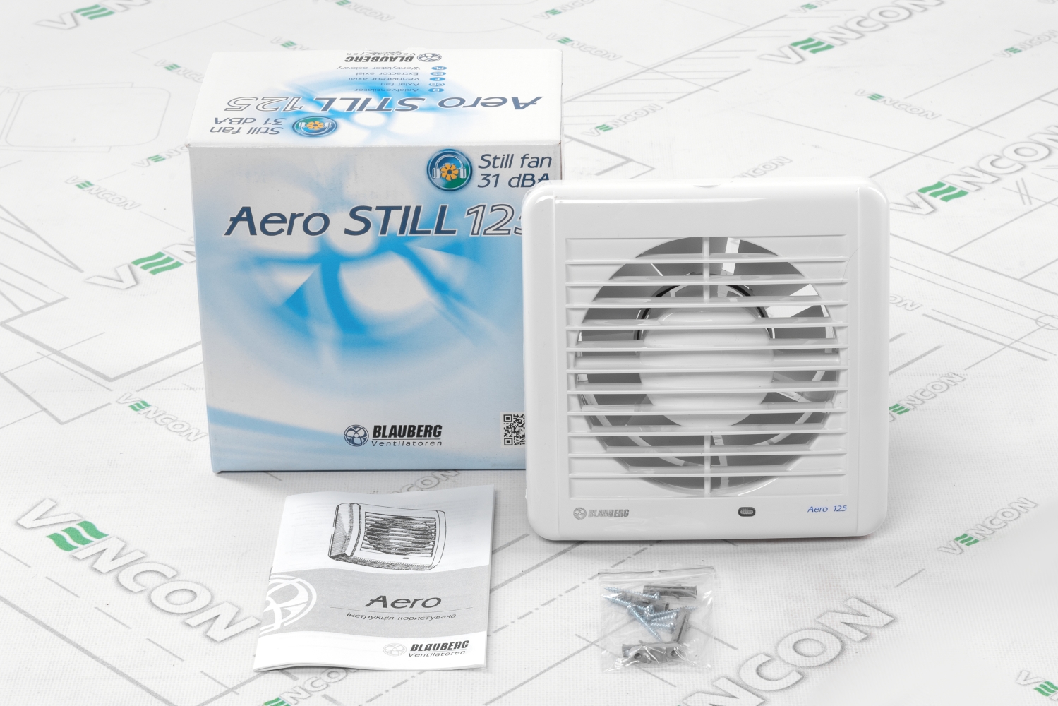 ᐉ Витяжний вентилятор Blauberg Aero Still 125 купити по ціні 3 606 грн ...