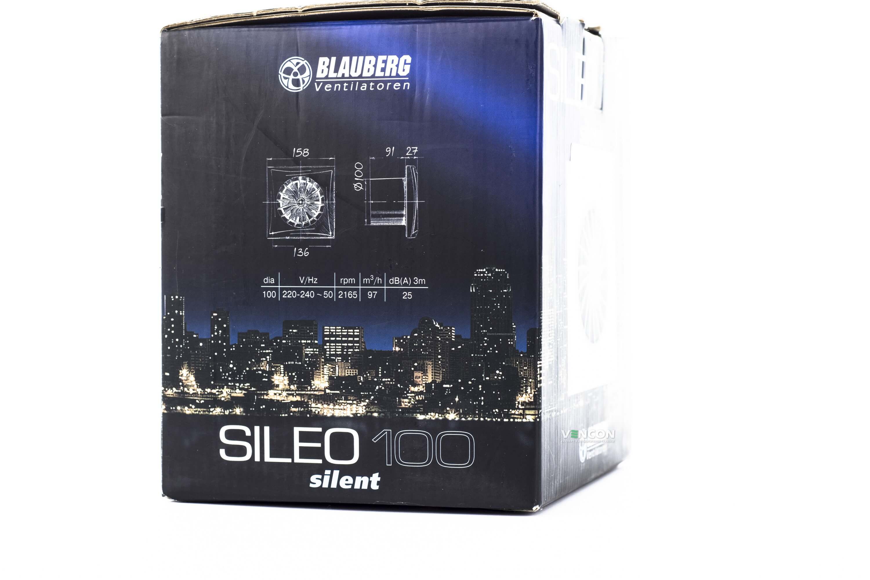 Витяжний вентилятор Blauberg Sileo 100 S характеристики - фотографія 7