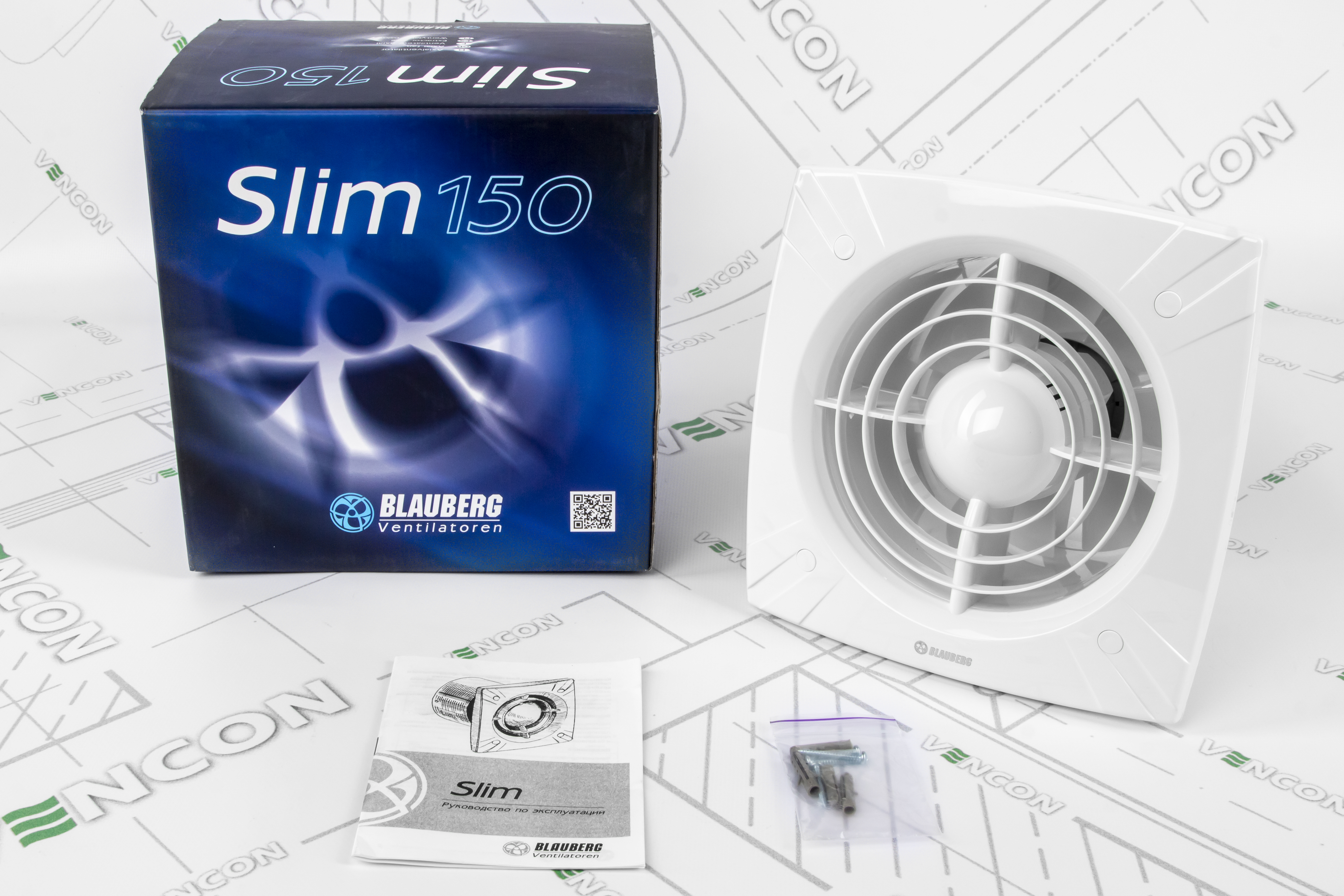 Витяжний вентилятор Blauberg Slim 150 характеристики - фотографія 7