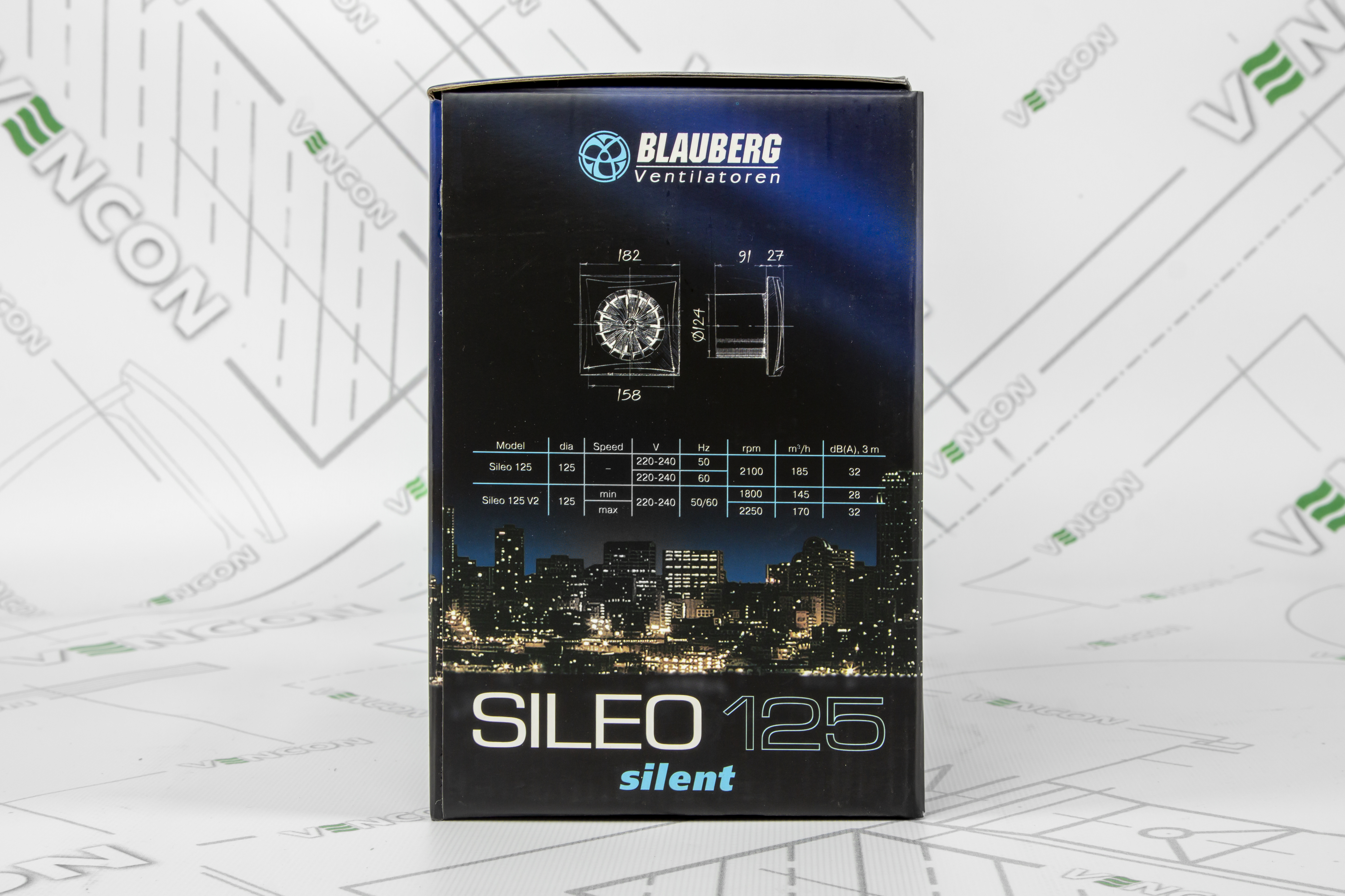 Витяжний вентилятор Blauberg Sileo 125 характеристики - фотографія 7