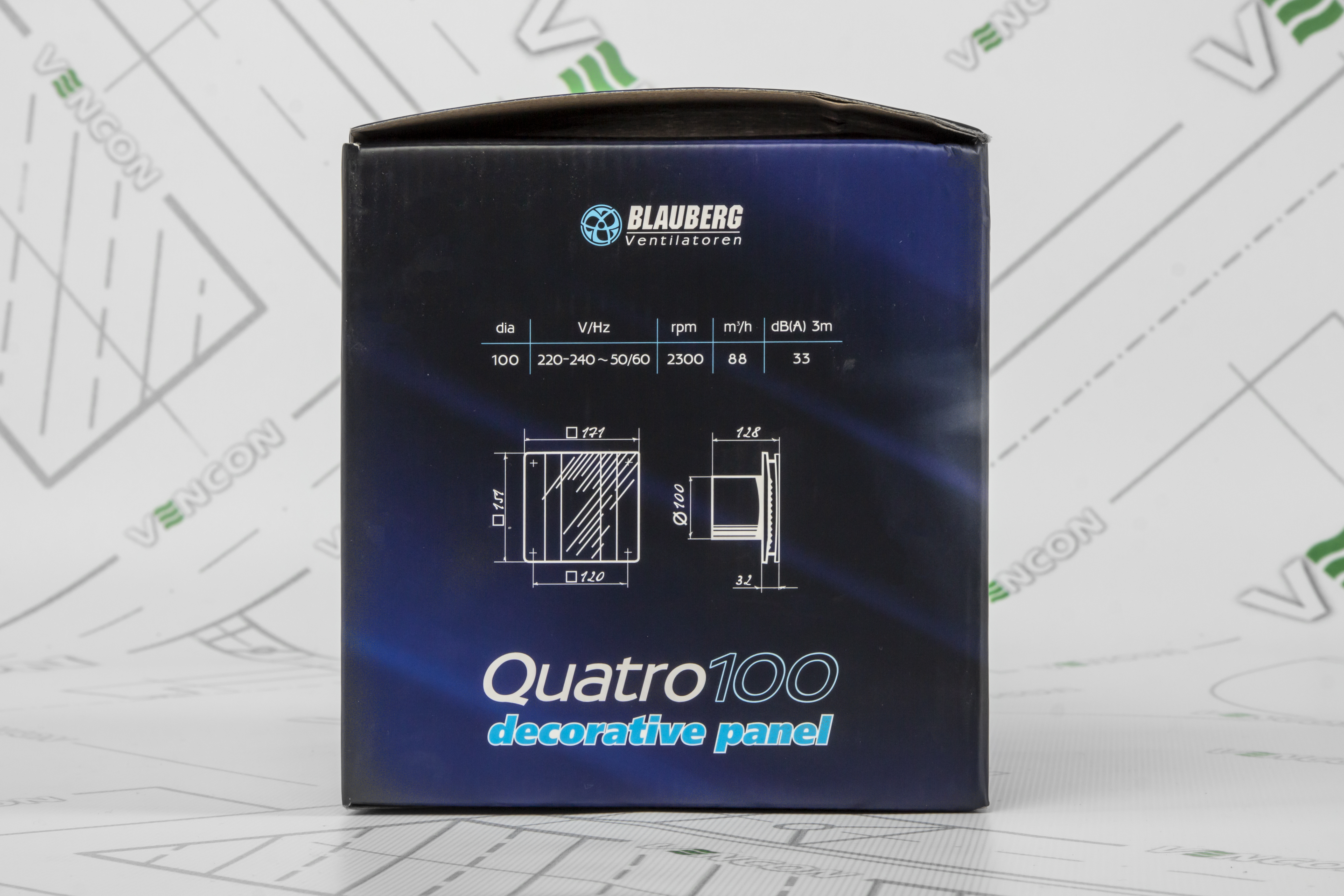 Витяжний вентилятор Blauberg Quatro 100 інструкція - зображення 6