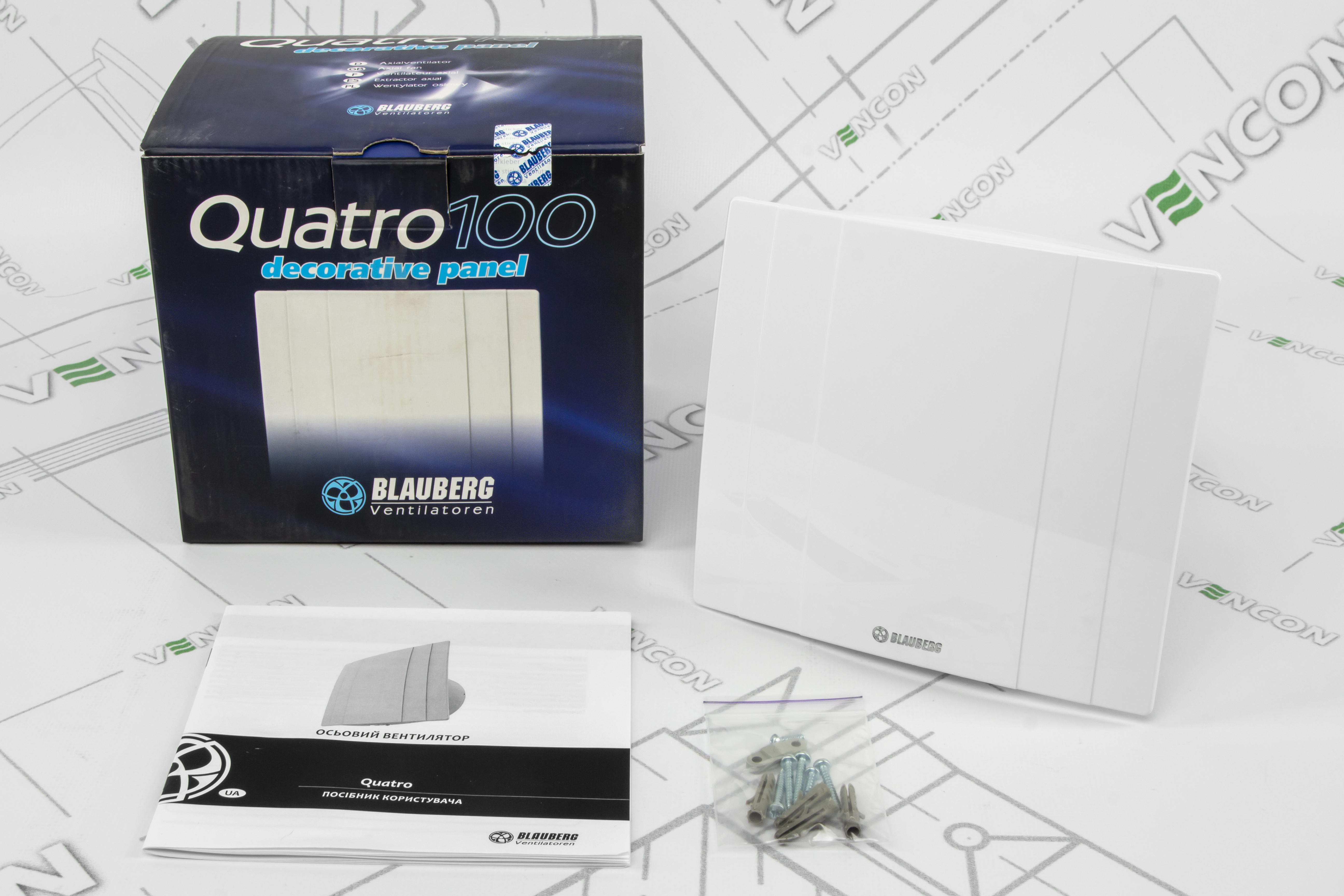 Витяжний вентилятор Blauberg Quatro 100 характеристики - фотографія 7