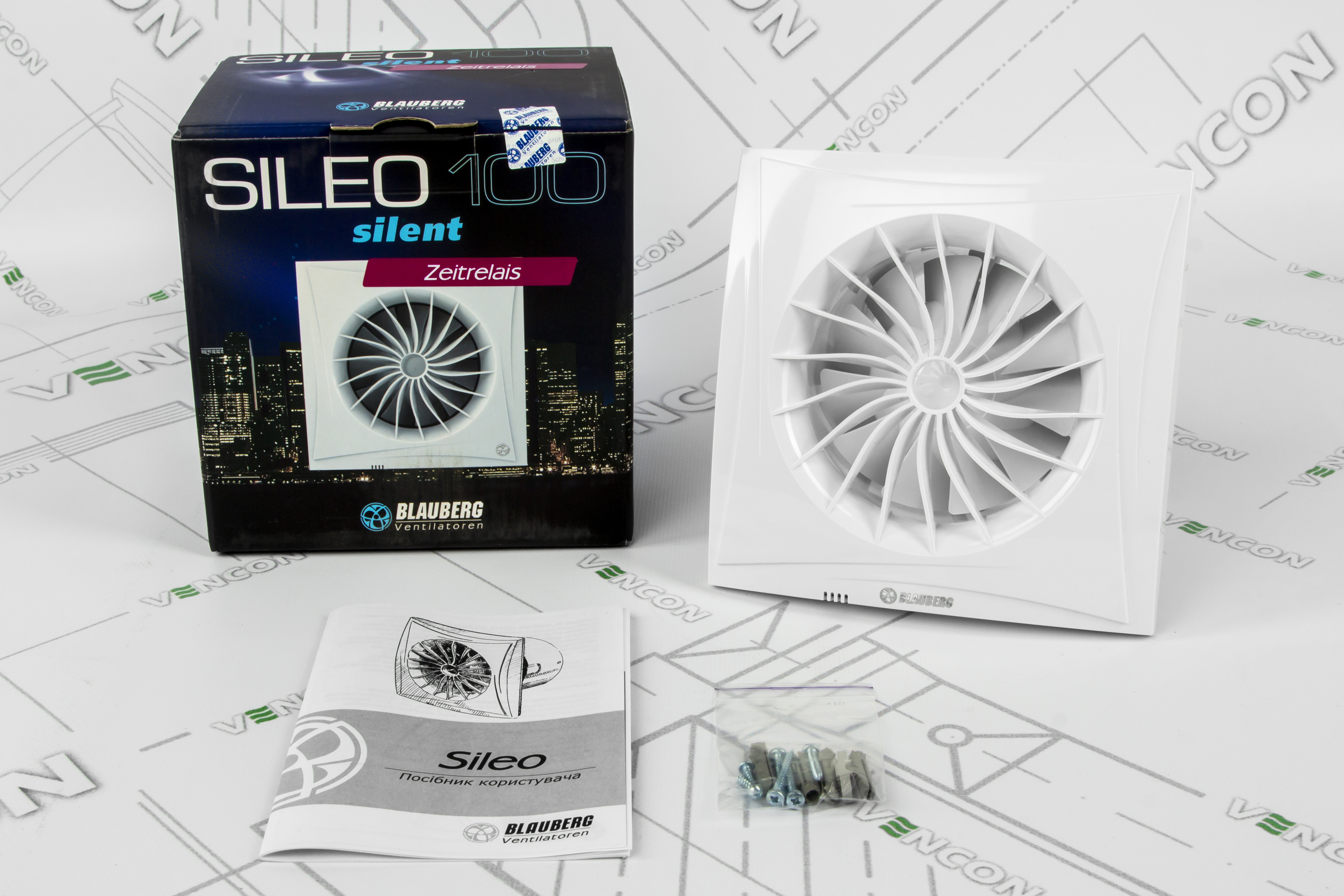 Витяжний вентилятор Blauberg Sileo 100 T характеристики - фотографія 7