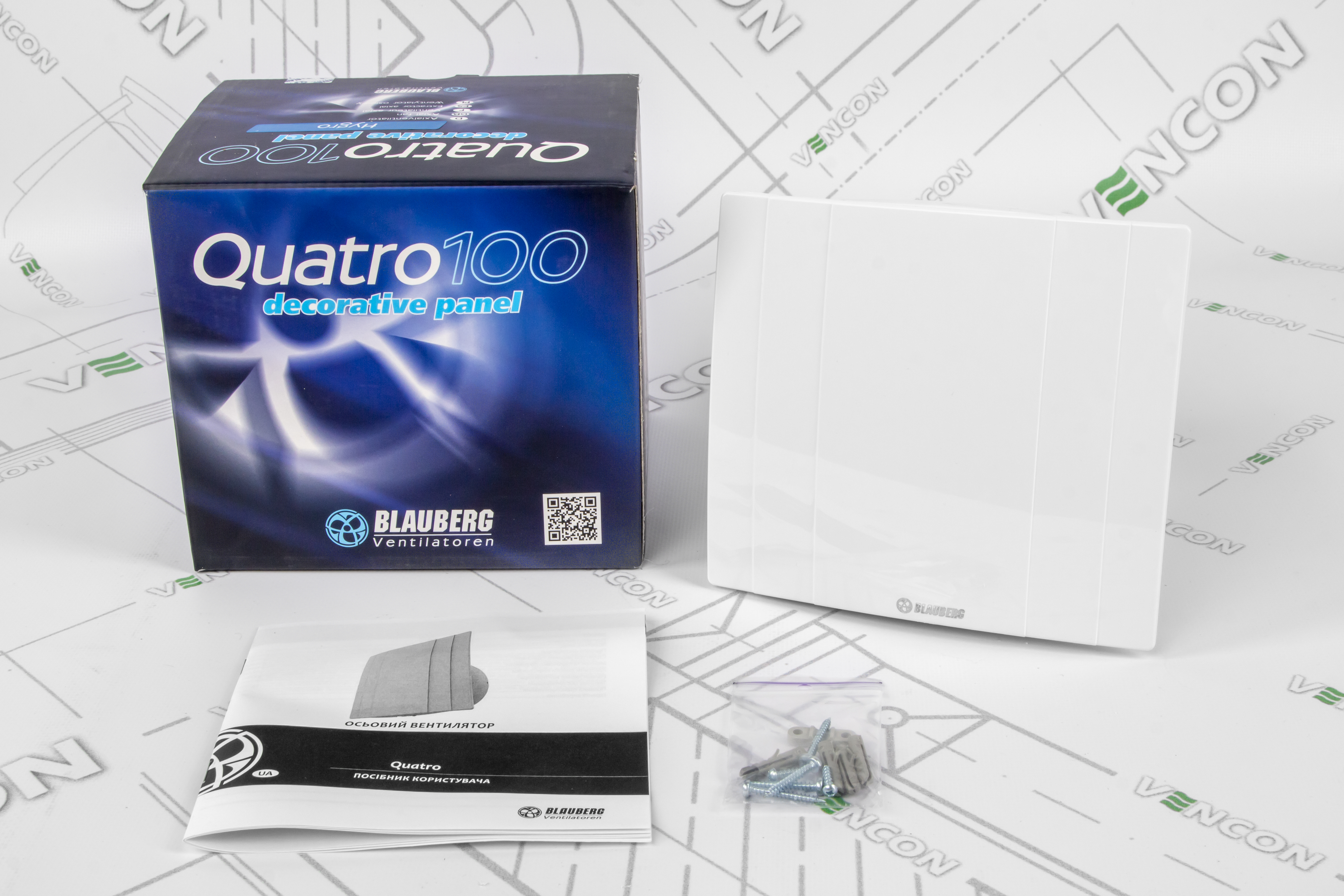 Вытяжной вентилятор Blauberg Quatro 100 H характеристики - фотография 7