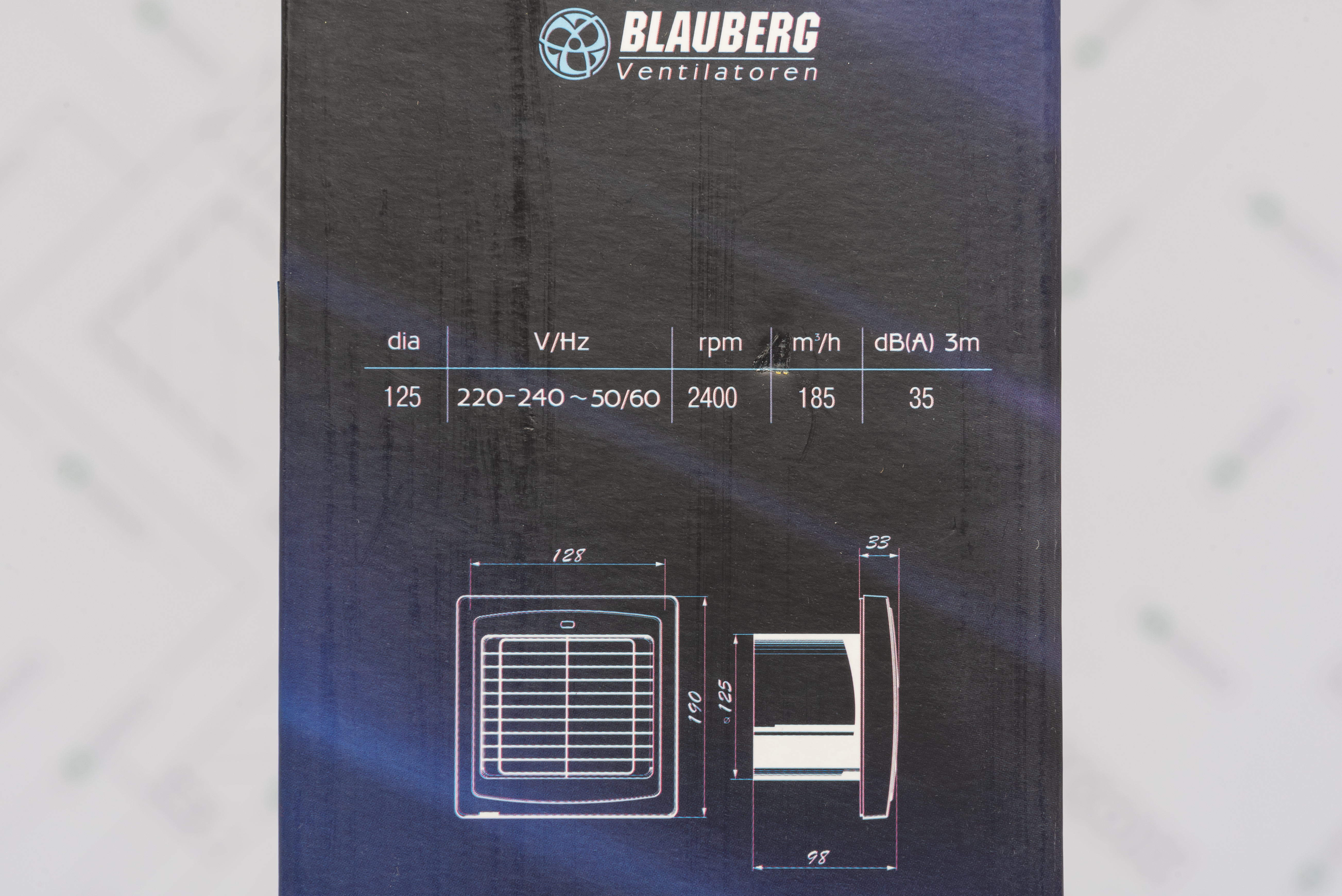 Вытяжной вентилятор Blauberg Auto 125 H обзор - фото 11
