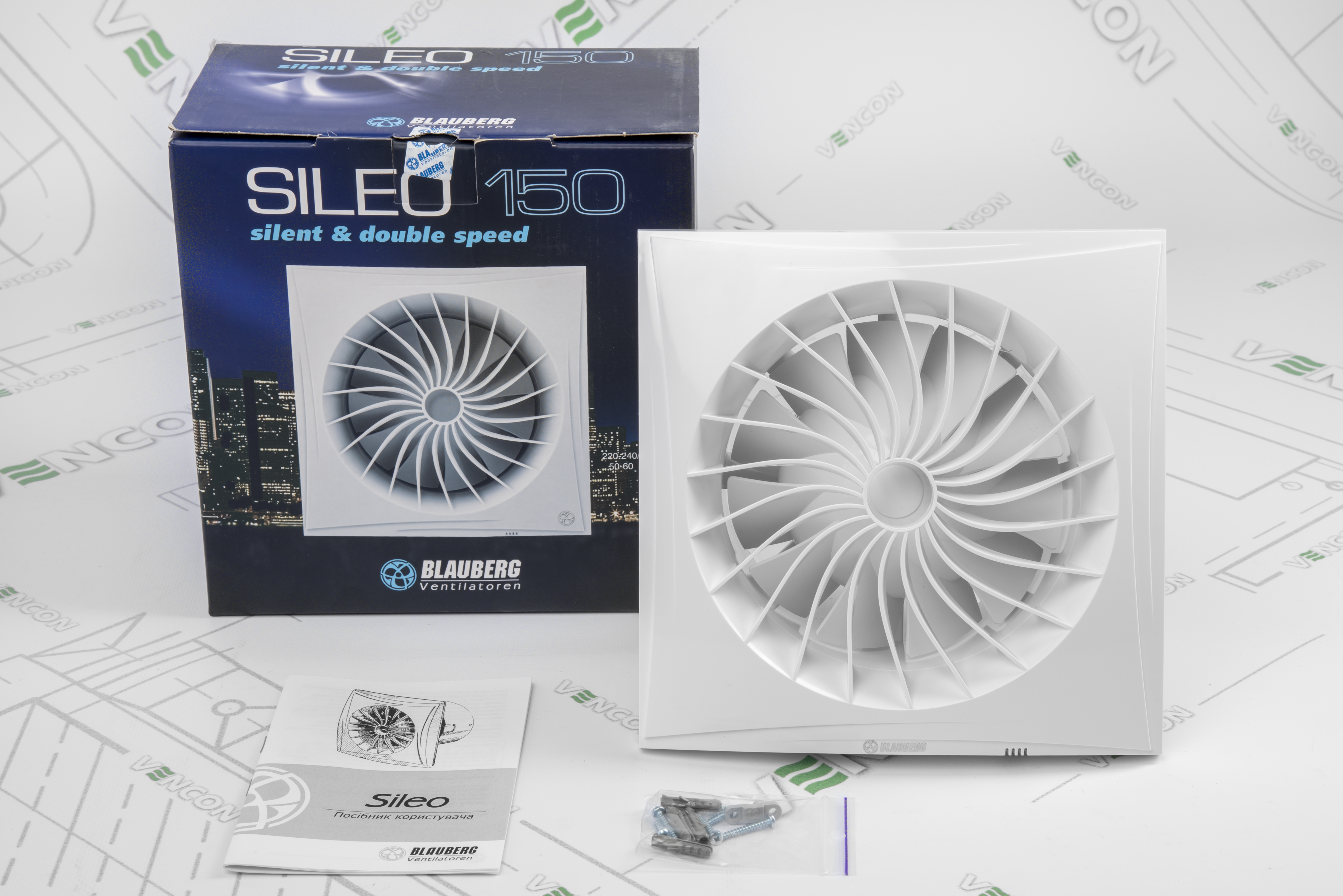 Витяжний вентилятор Blauberg Sileo 150 характеристики - фотографія 7