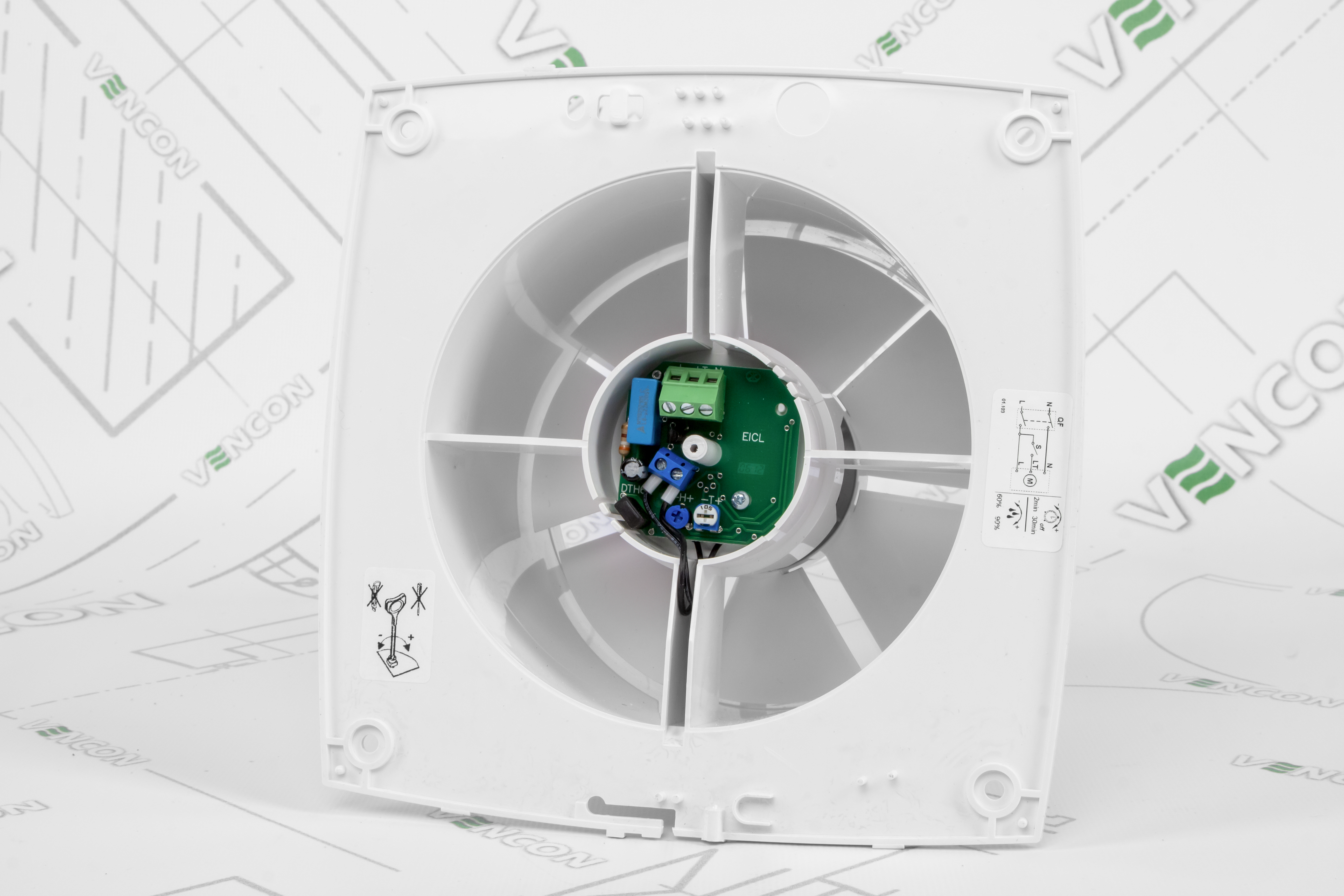 Вытяжной вентилятор Blauberg Quatro 150 H инструкция - изображение 6