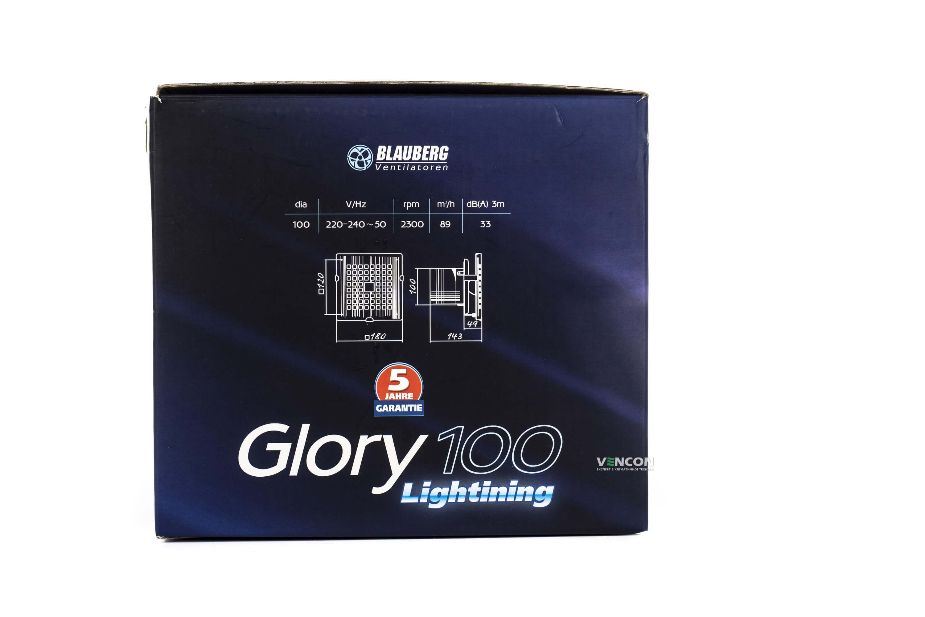 Витяжний вентилятор Blauberg Glory 100-1 інструкція - зображення 6