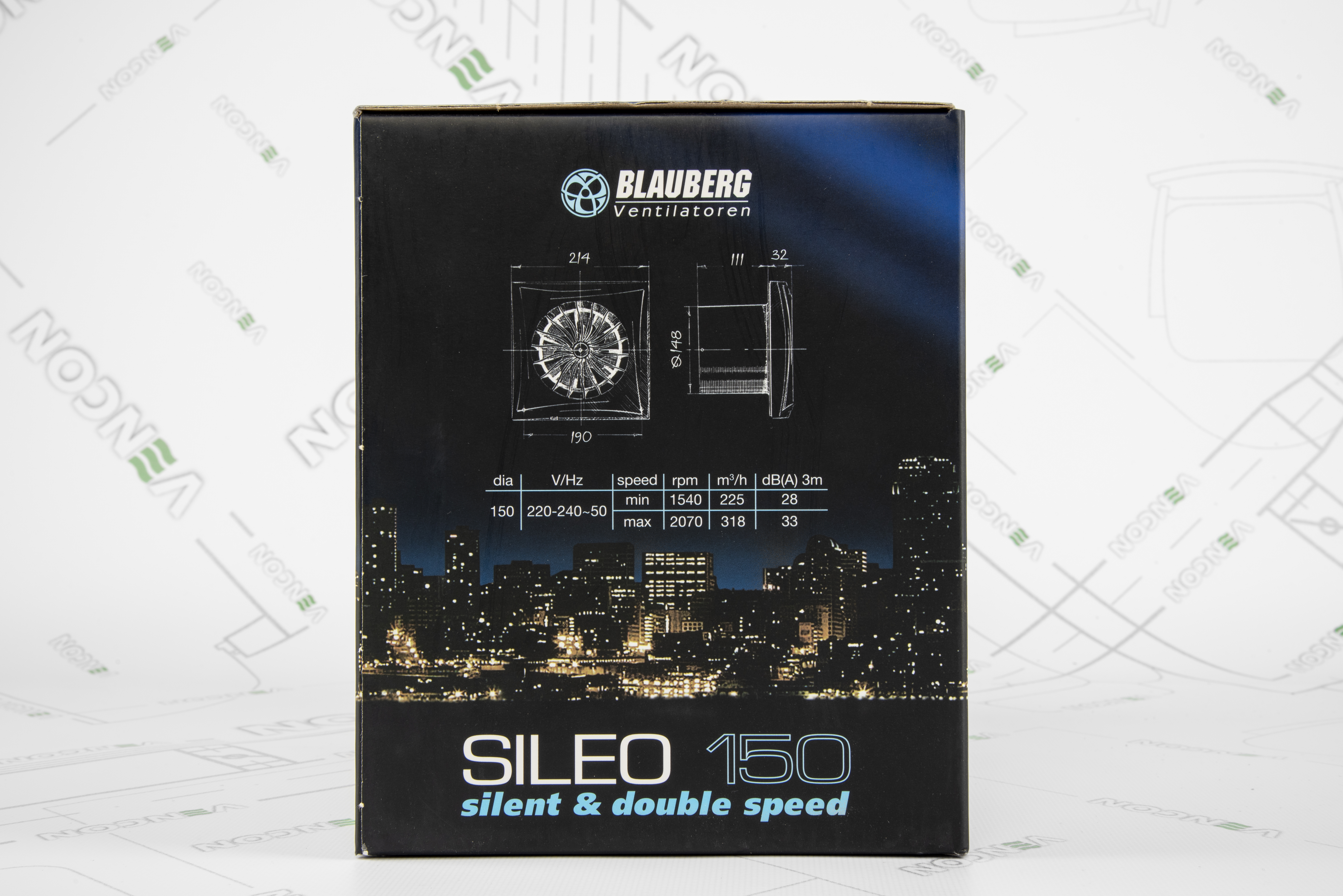 Вытяжной вентилятор Blauberg Sileo 150 H инструкция - изображение 6