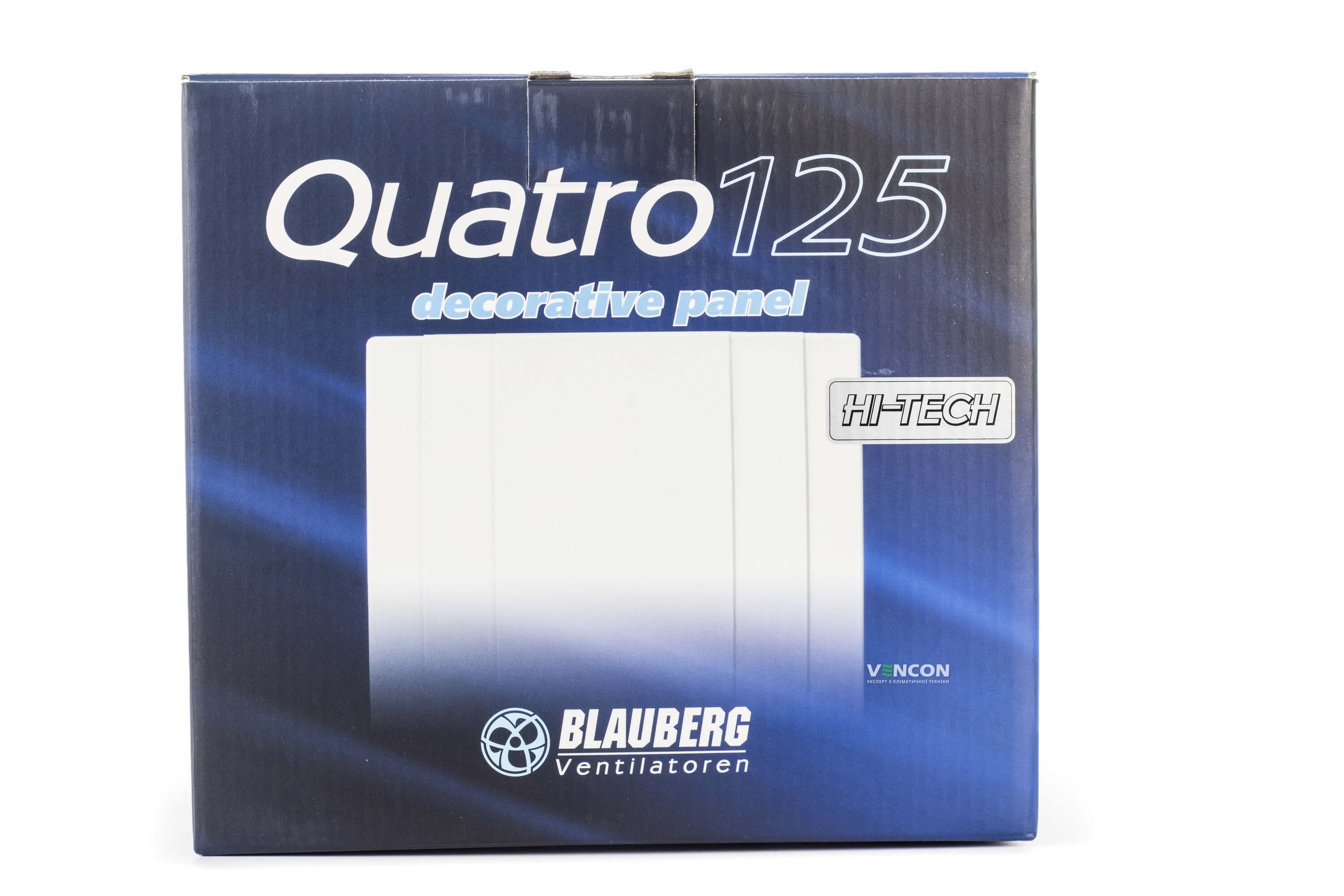 Витяжний вентилятор Blauberg Quatro Hi-Tech Gold 125 інструкція - зображення 6