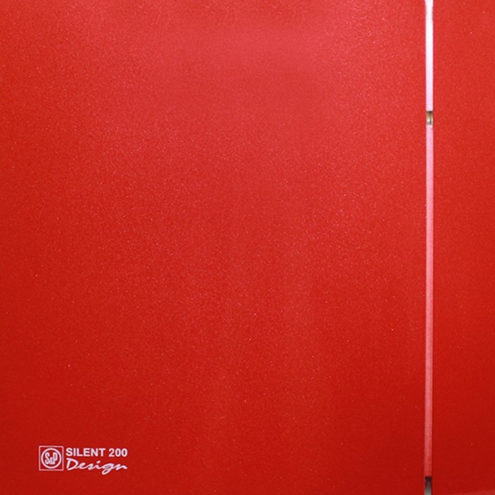 Красный вытяжной вентилятор Soler&Palau Silent-200 CZ Red Design-4C (5210616800)