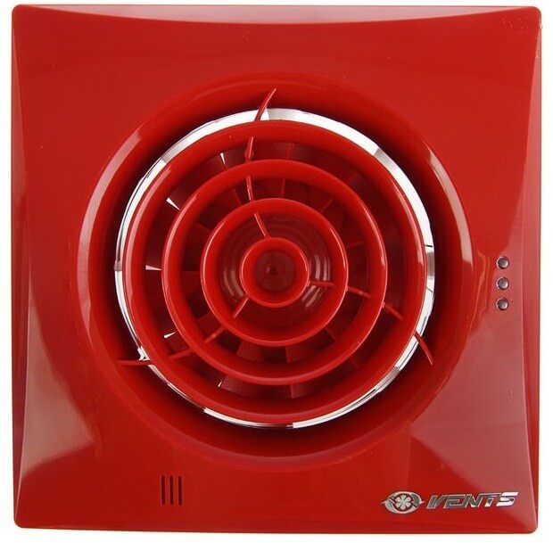 Вытяжной вентилятор Вентс 125 Квайт Красный цена 2900.00 грн - фотография 2