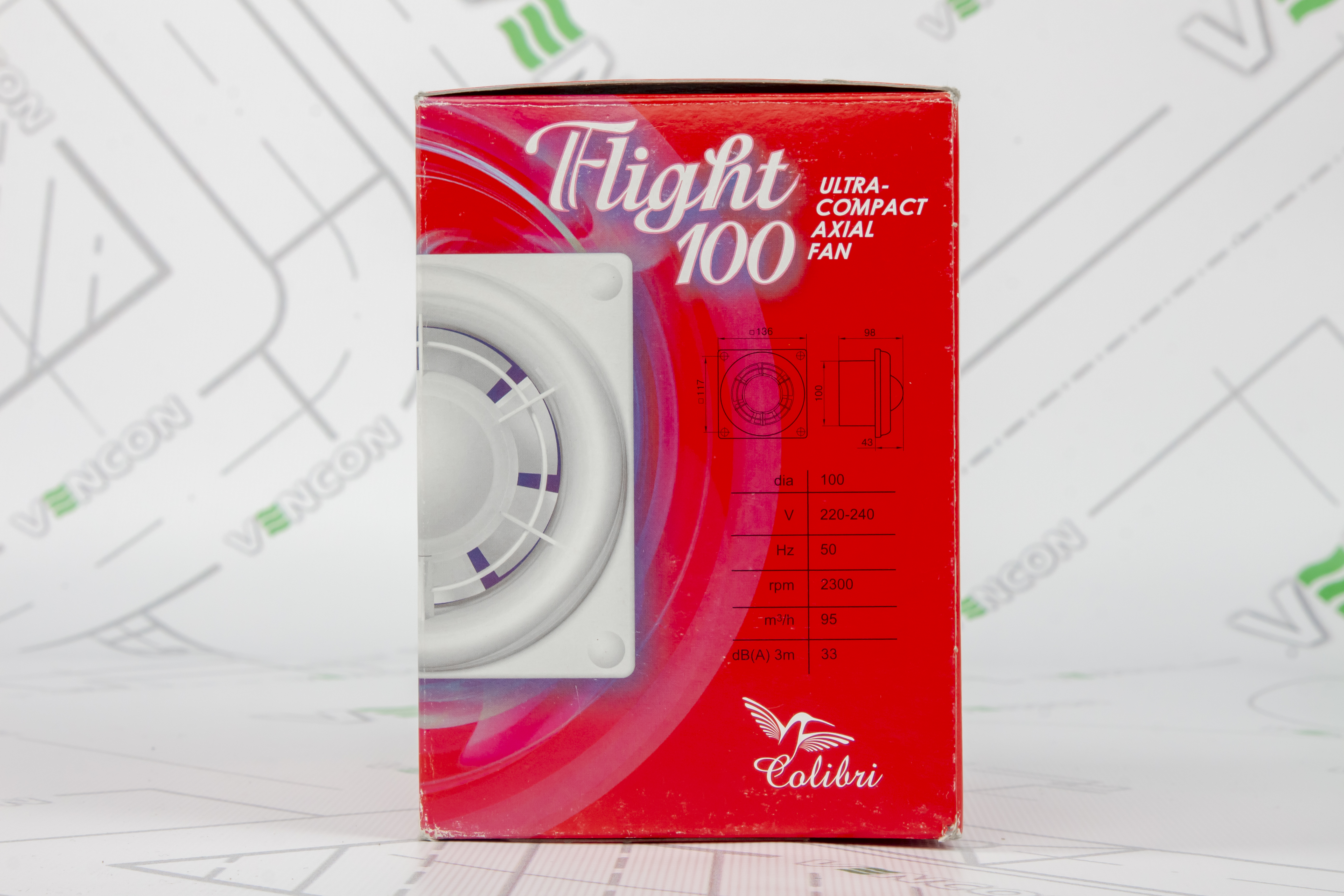 Витяжний вентилятор Colibri Flight 100 Titan інструкція - зображення 6