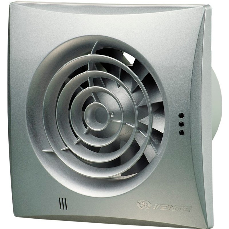 Витяжний вентилятор Вентс 125 Квайт Алюміній матовий в інтернет-магазині, головне фото