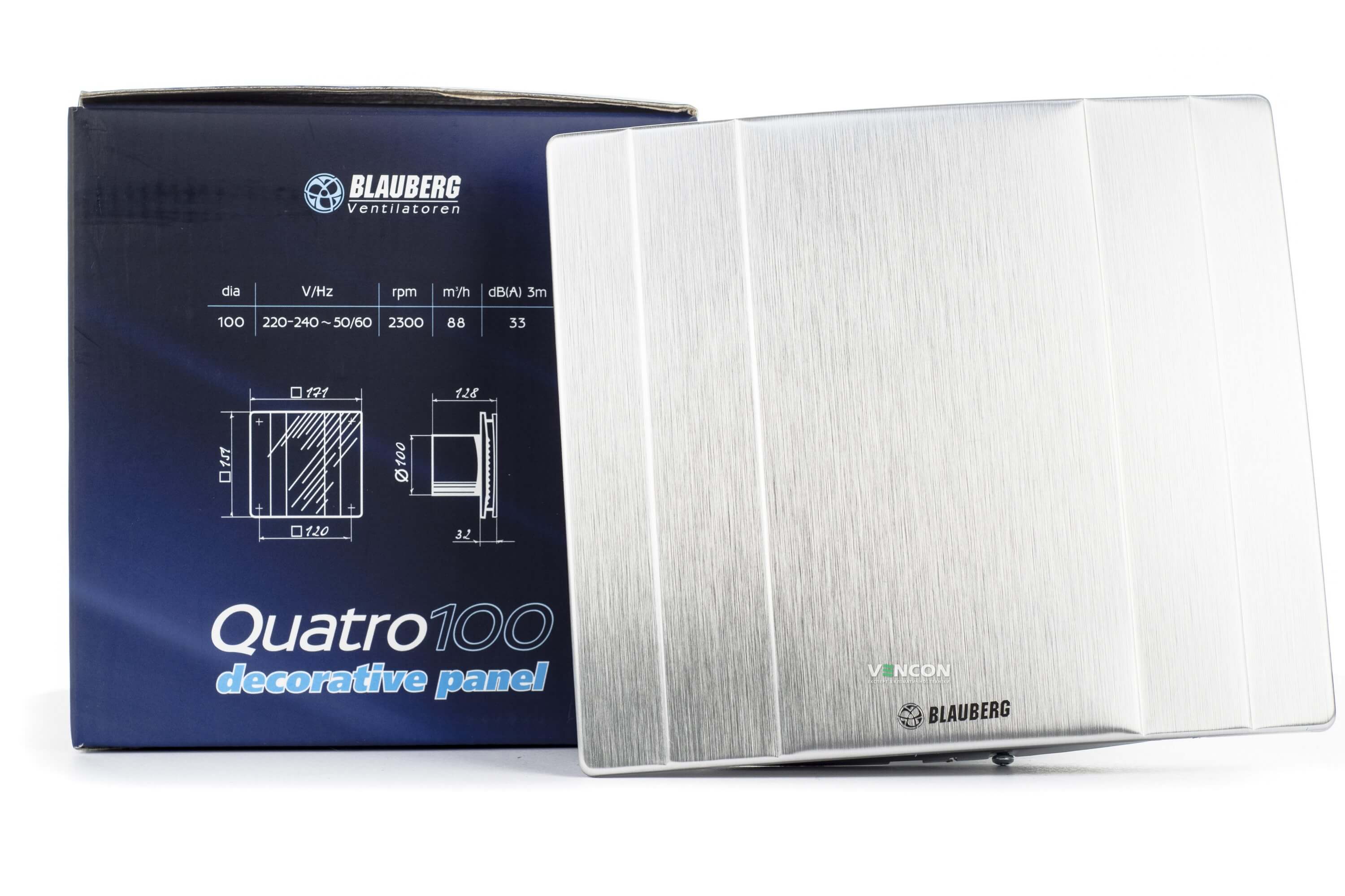 Витяжний вентилятор Blauberg Quatro Hi-Tech 100 характеристики - фотографія 7