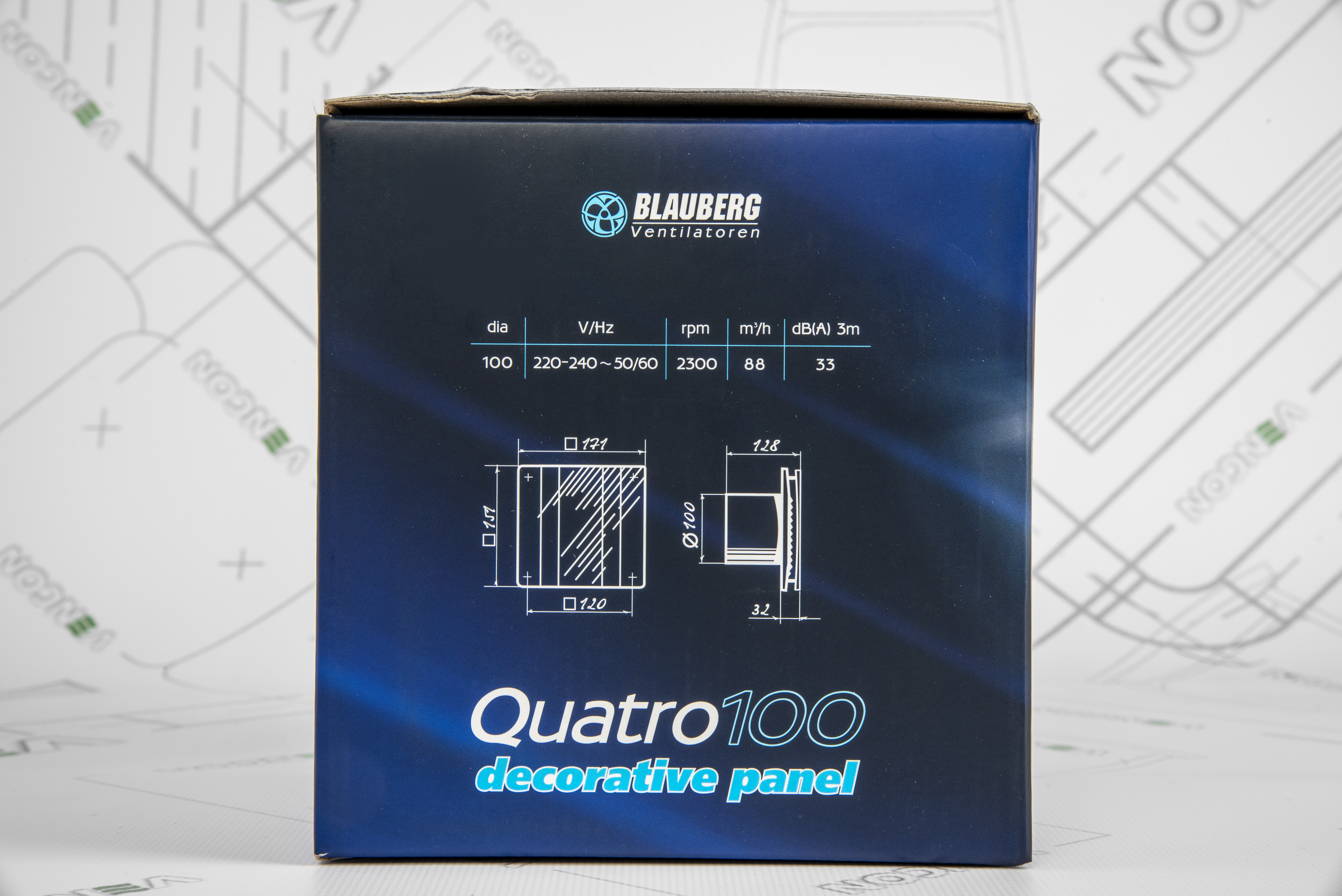 Витяжний вентилятор Blauberg Quatro Hi-Tech 100 T характеристики - фотографія 7
