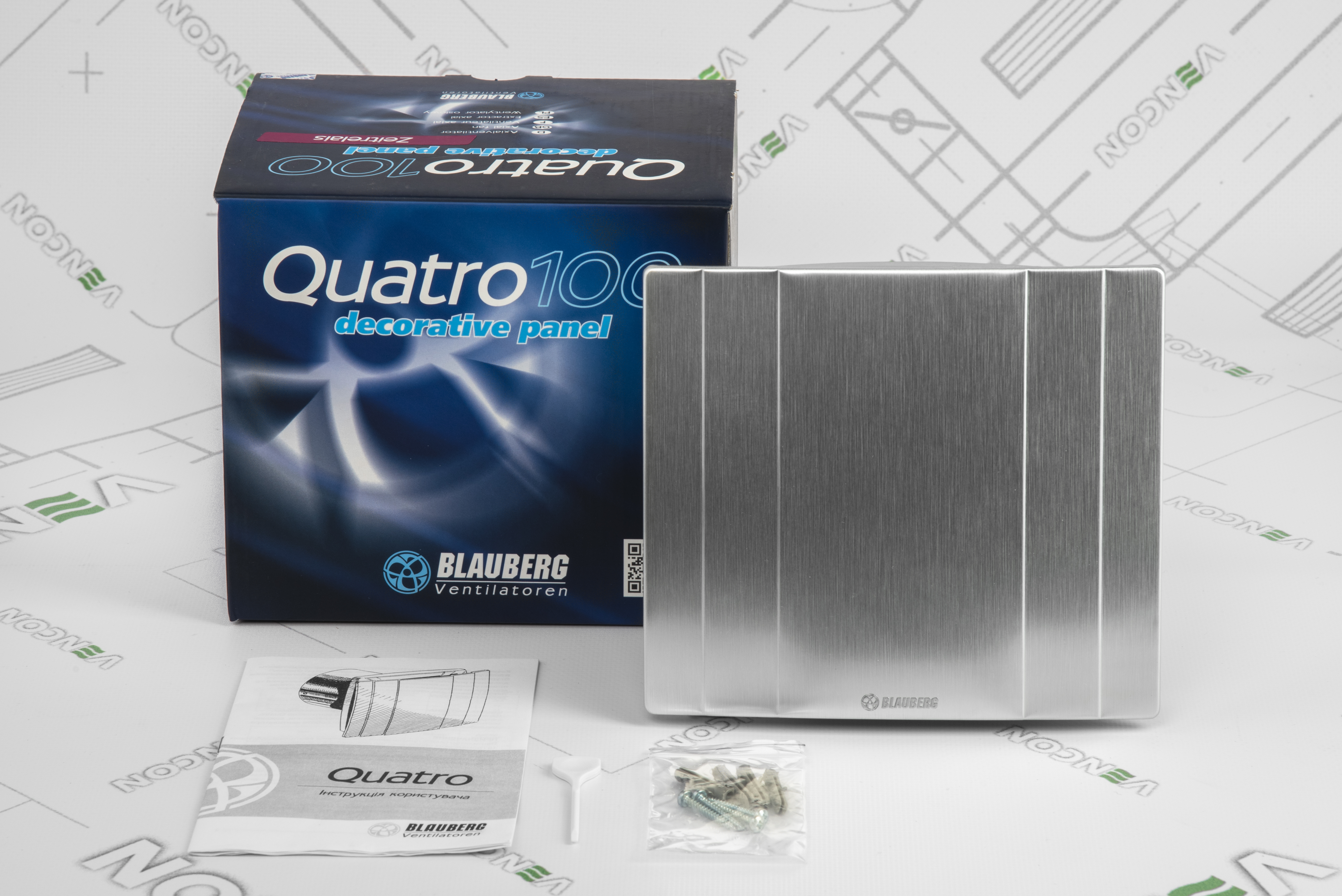 Витяжний вентилятор Blauberg Quatro Hi-Tech 100 T огляд - фото 8