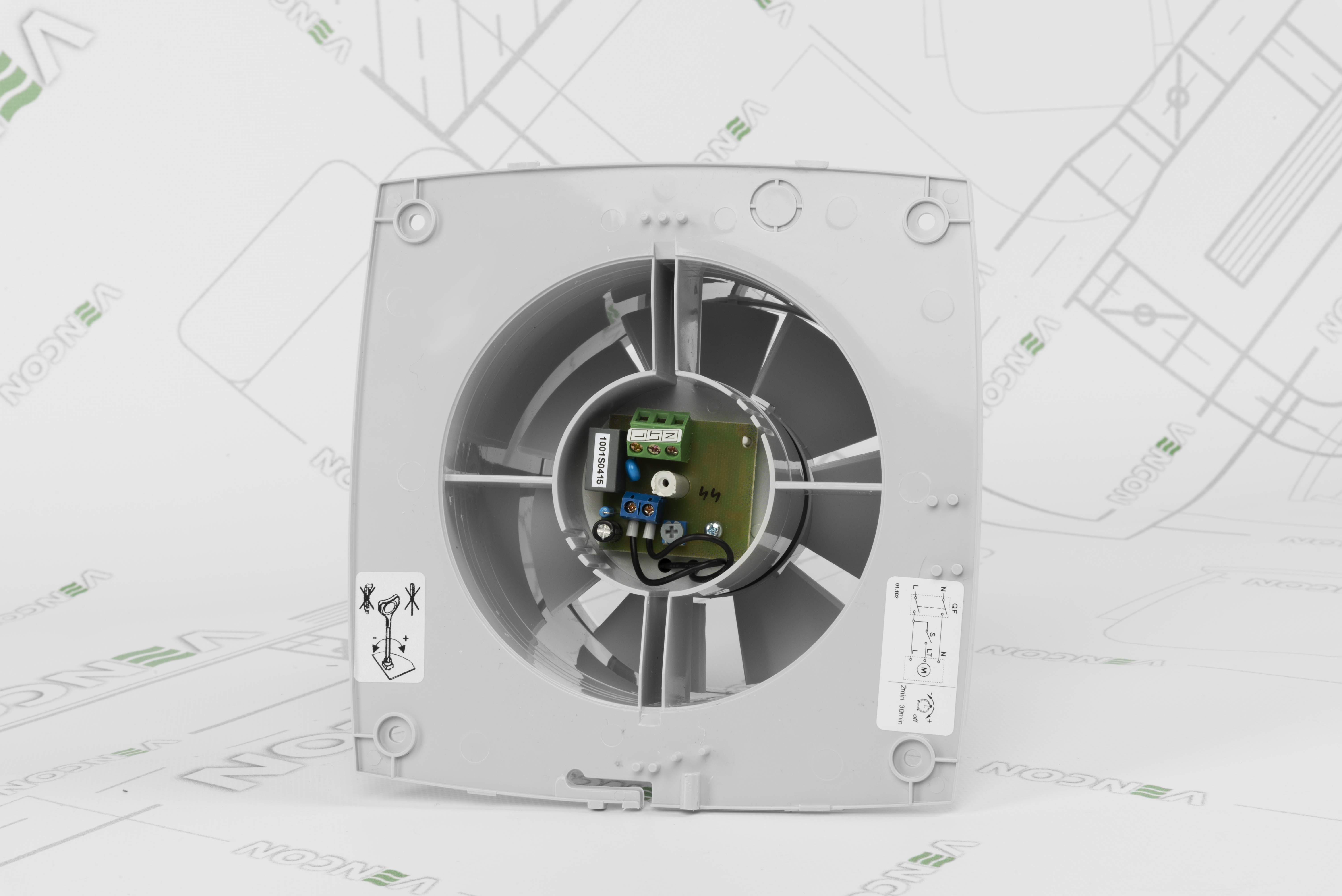 Витяжний вентилятор Blauberg Quatro Hi-Tech Chrome 125 T інструкція - зображення 6