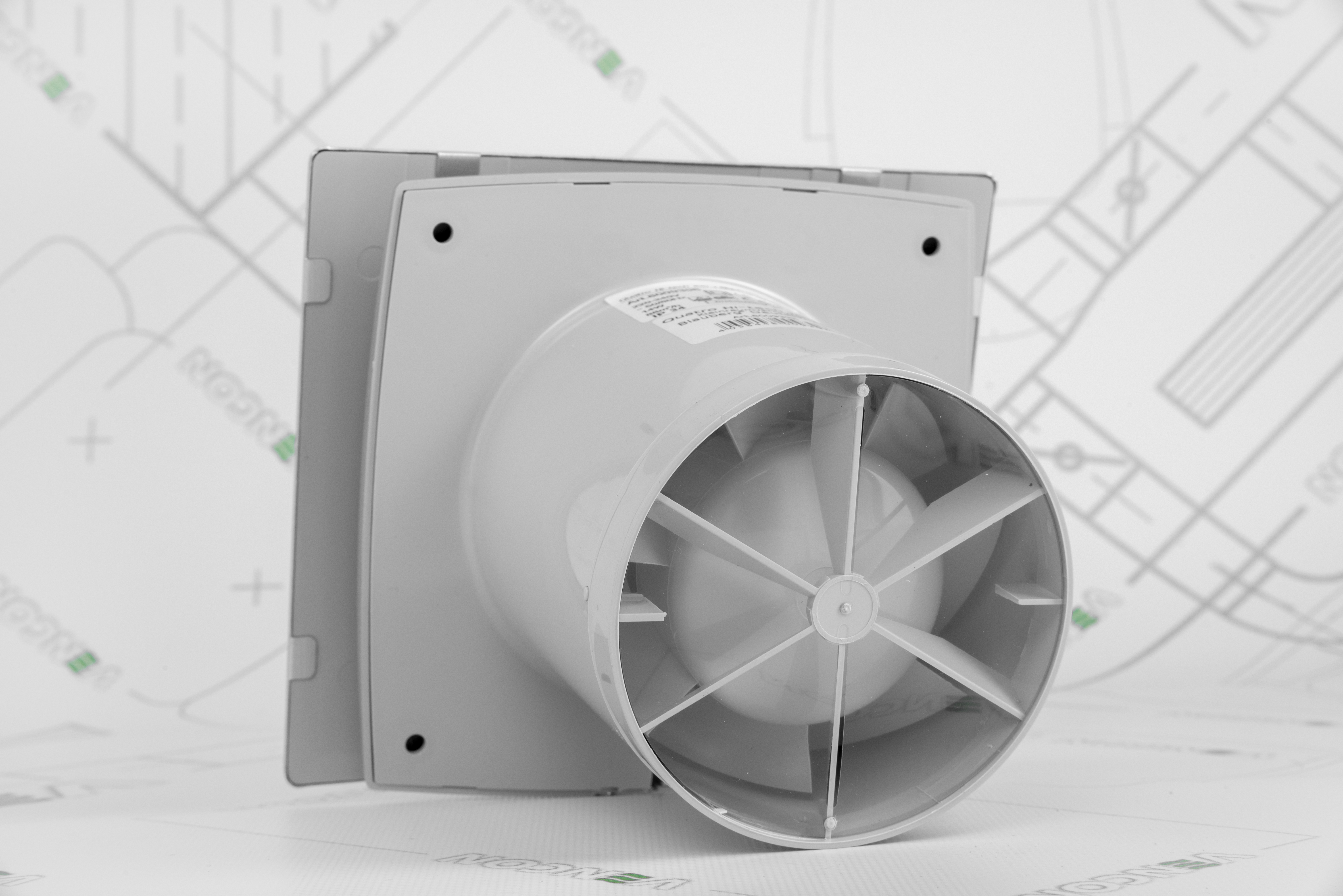 Витяжний вентилятор Blauberg Quatro Hi-Tech 125 T відгуки - зображення 5
