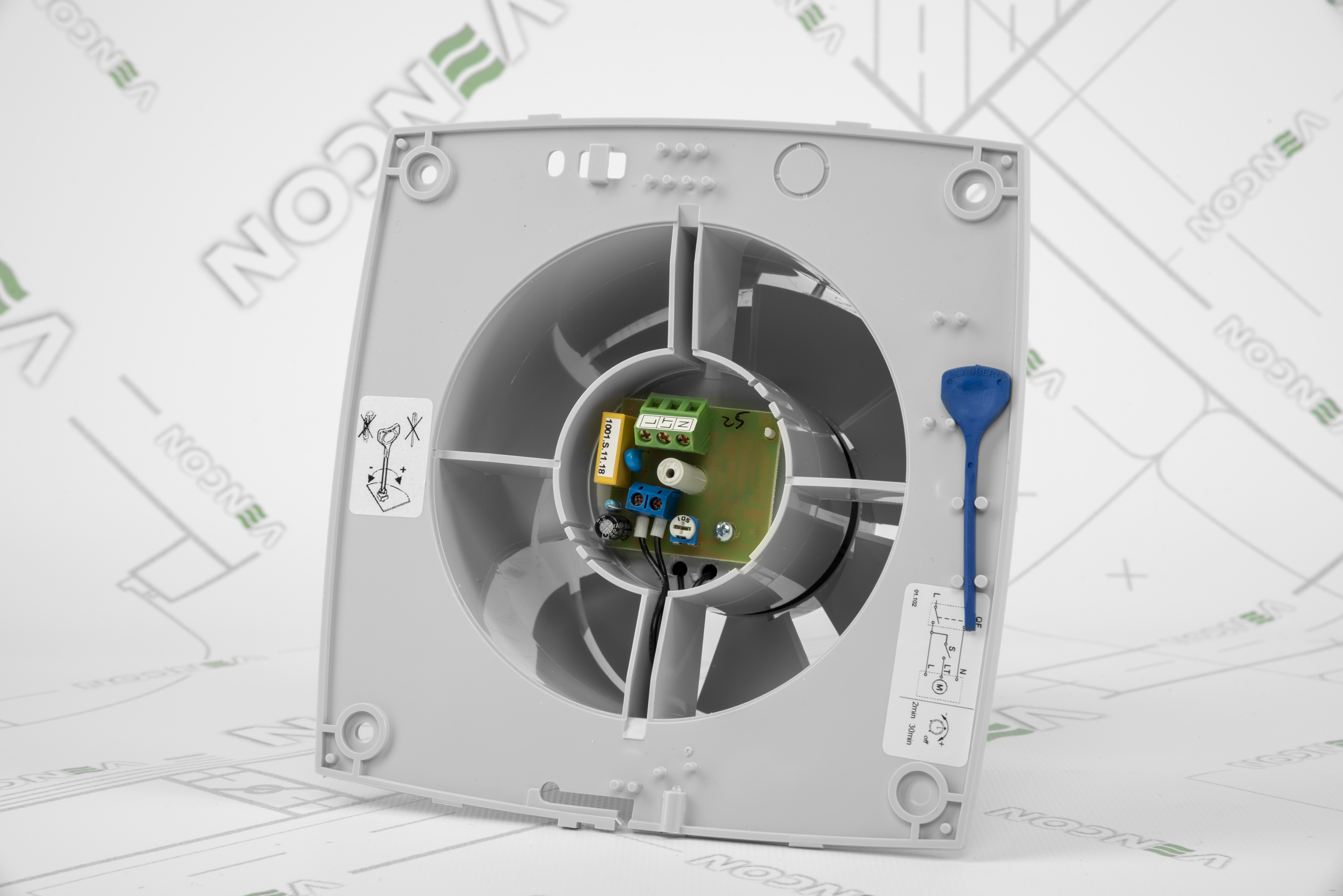 Витяжний вентилятор Blauberg Quatro Hi-Tech 125 T характеристики - фотографія 7