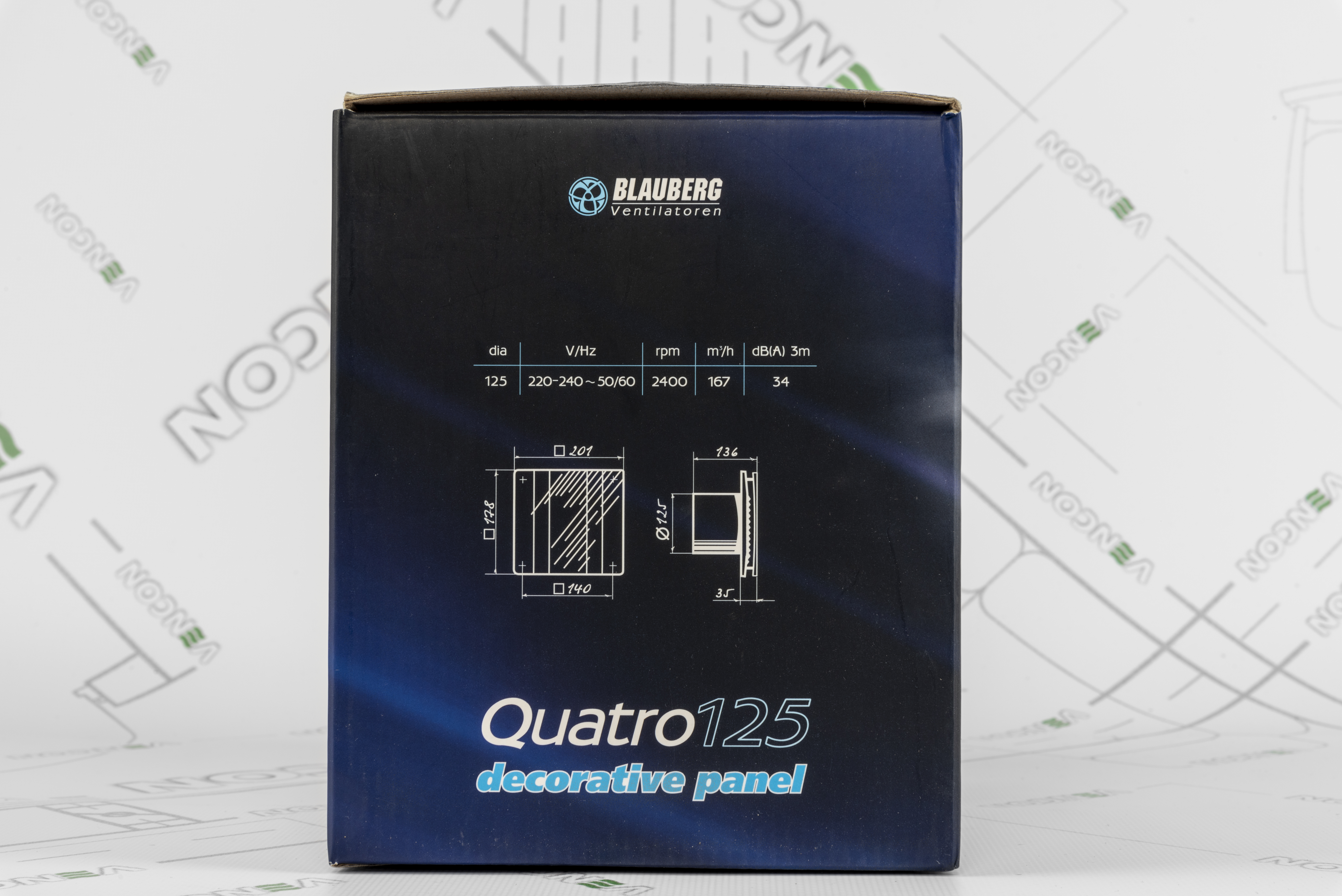 Вытяжной вентилятор Blauberg Quatro Hi-Tech 125 T обзор - фото 8