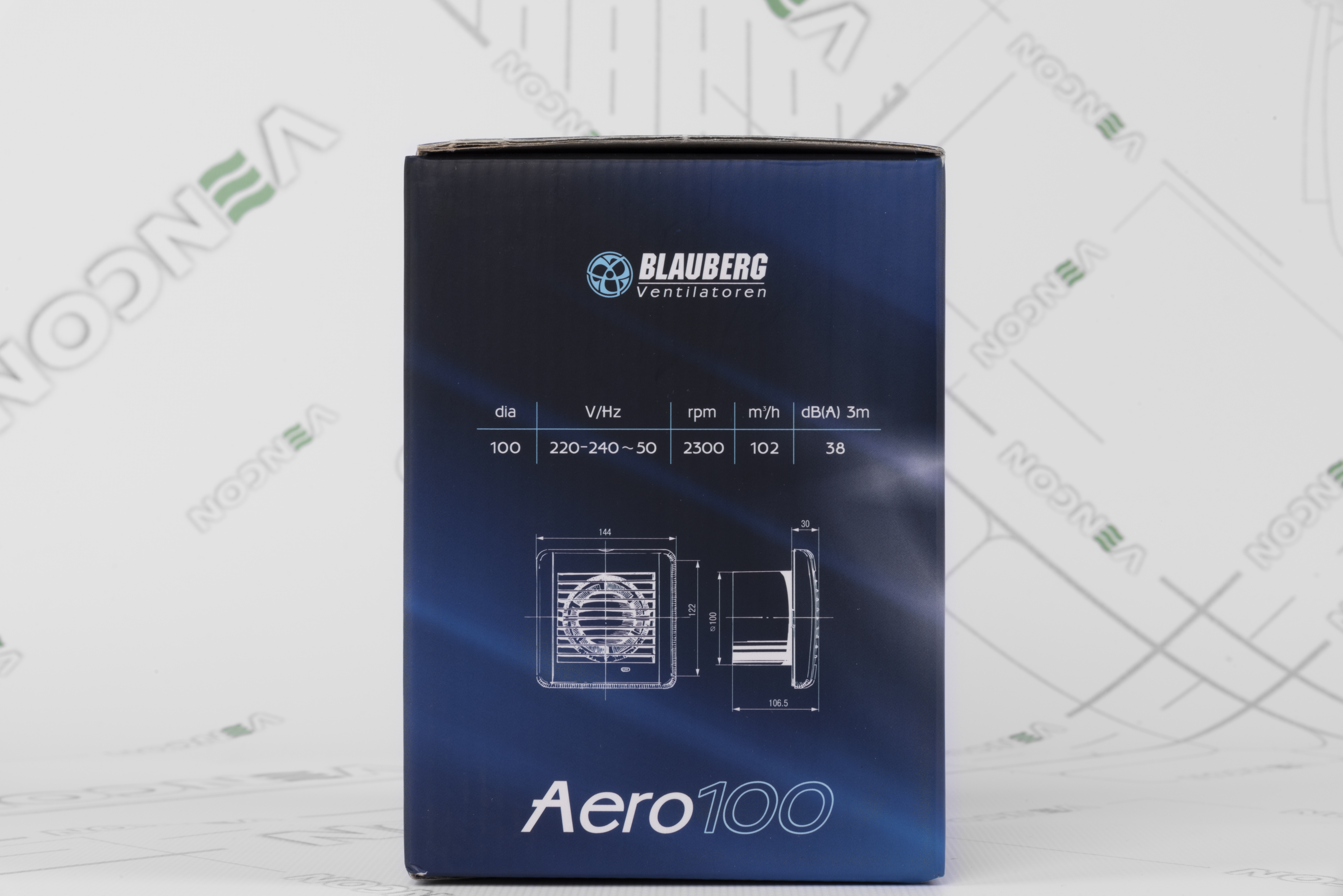Вытяжной вентилятор Blauberg Aero Chrome 100 инструкция - изображение 6