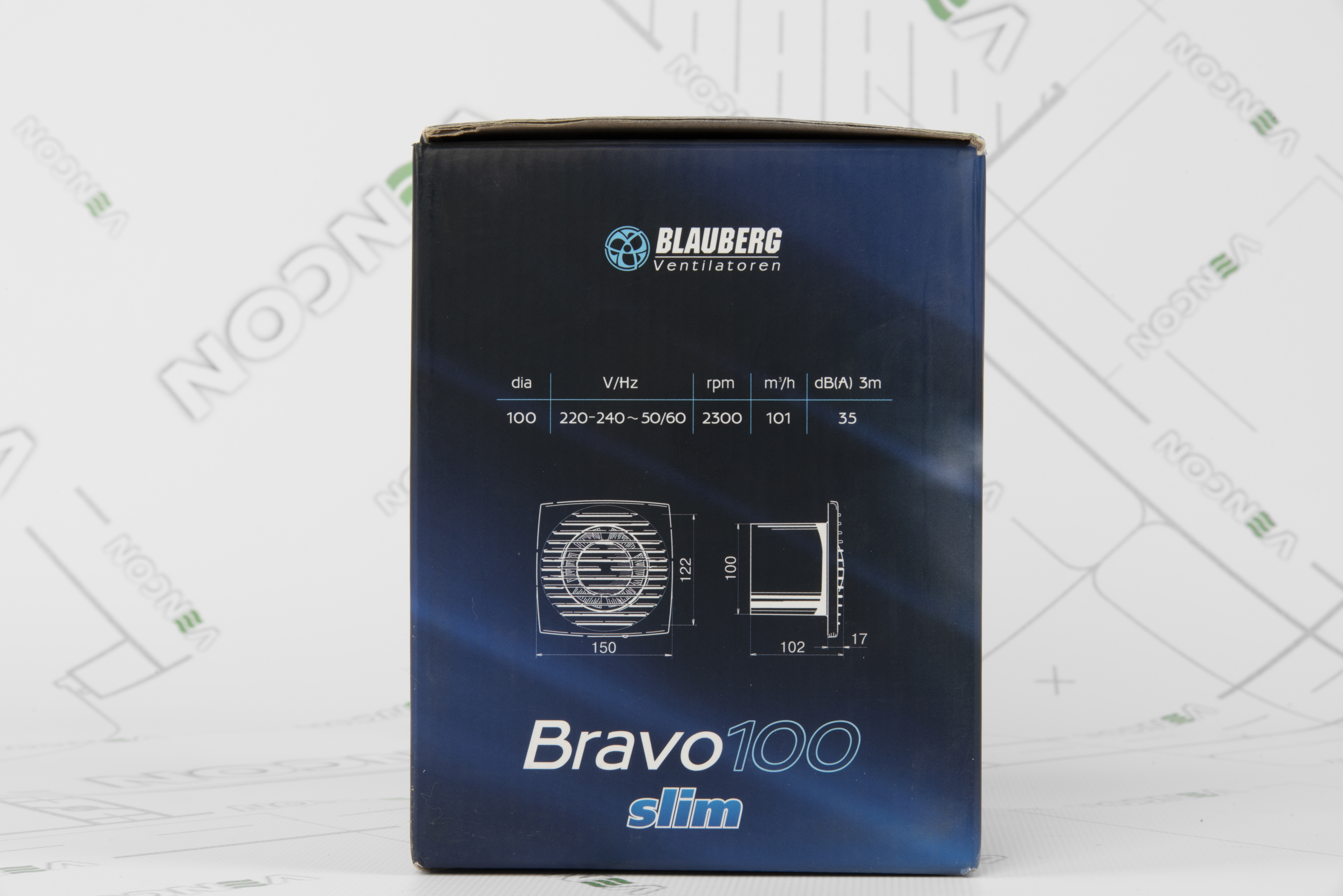 Вытяжной вентилятор Blauberg Bravo Chrome 100 инструкция - изображение 6