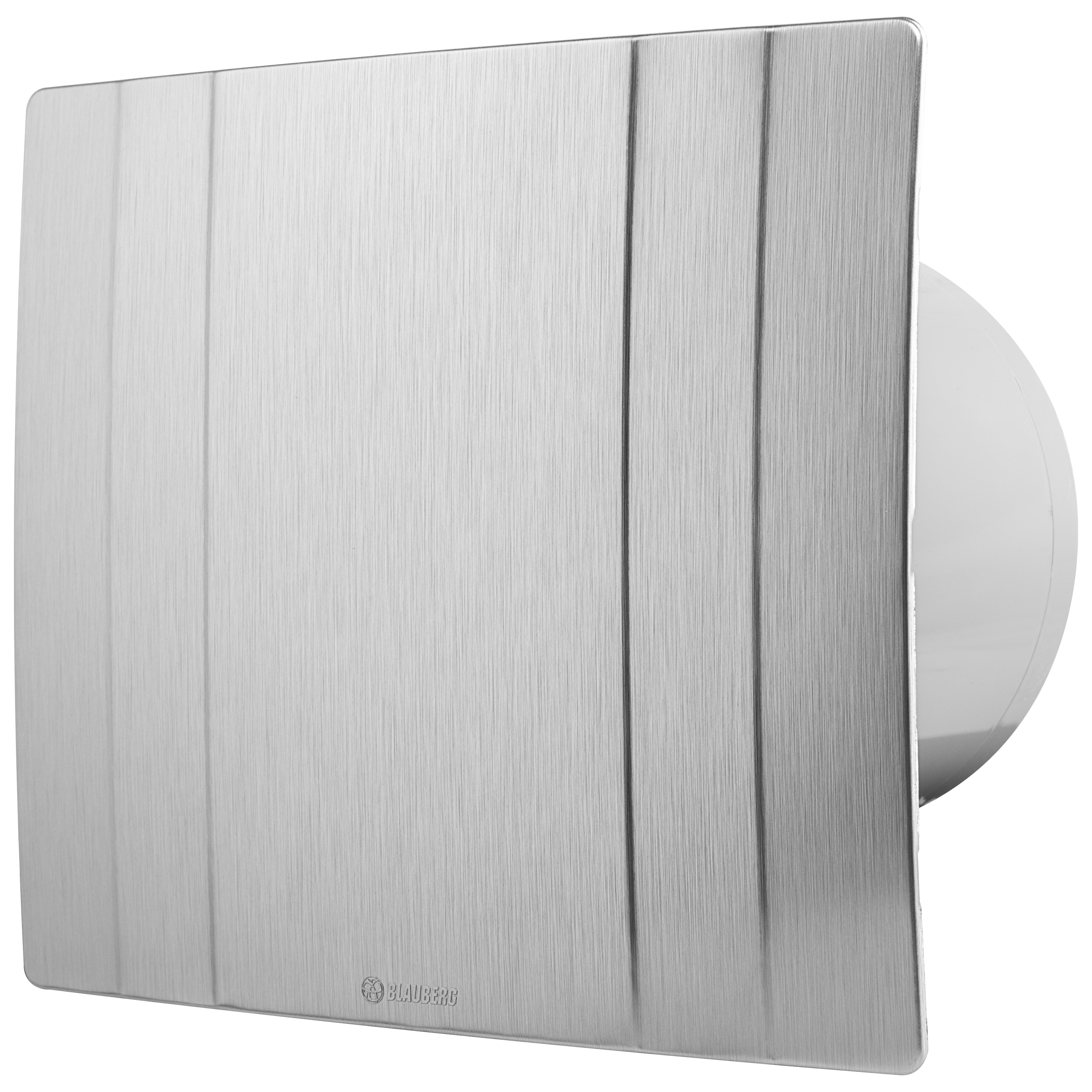 Сріблястий витяжний вентилятор Blauberg Quatro Hi-Tech 150