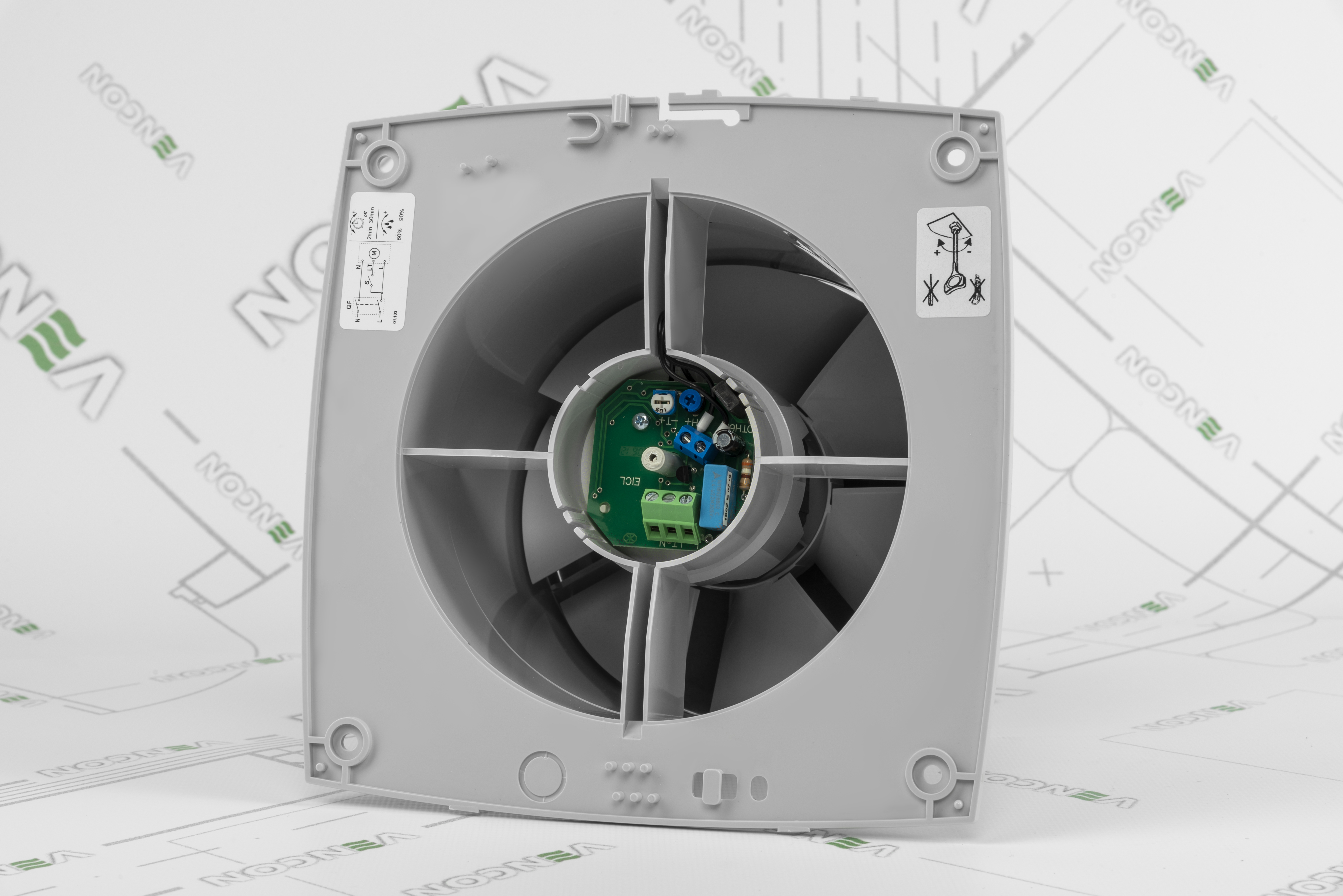 Вытяжной вентилятор Blauberg Quatro Hi-Tech 150 H инструкция - изображение 6