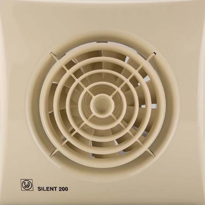 Вытяжной вентилятор Soler&Palau 120 мм. Soler&Palau Silent-200 CZ Ivory (5210625100)