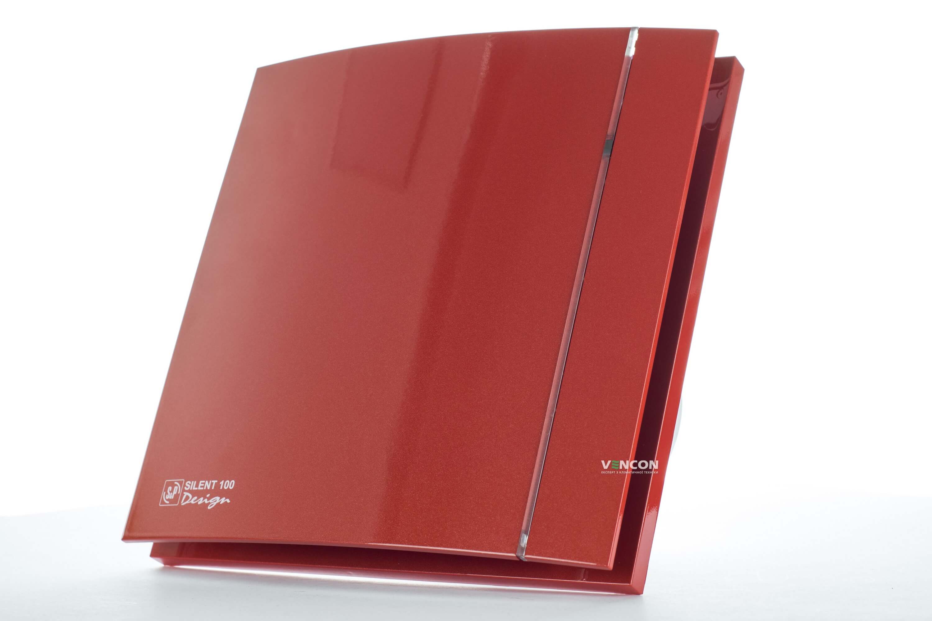 Вытяжной вентилятор Soler&Palau Silent-100 CZ Red Design-4C (5210611800) цена 4031.00 грн - фотография 2