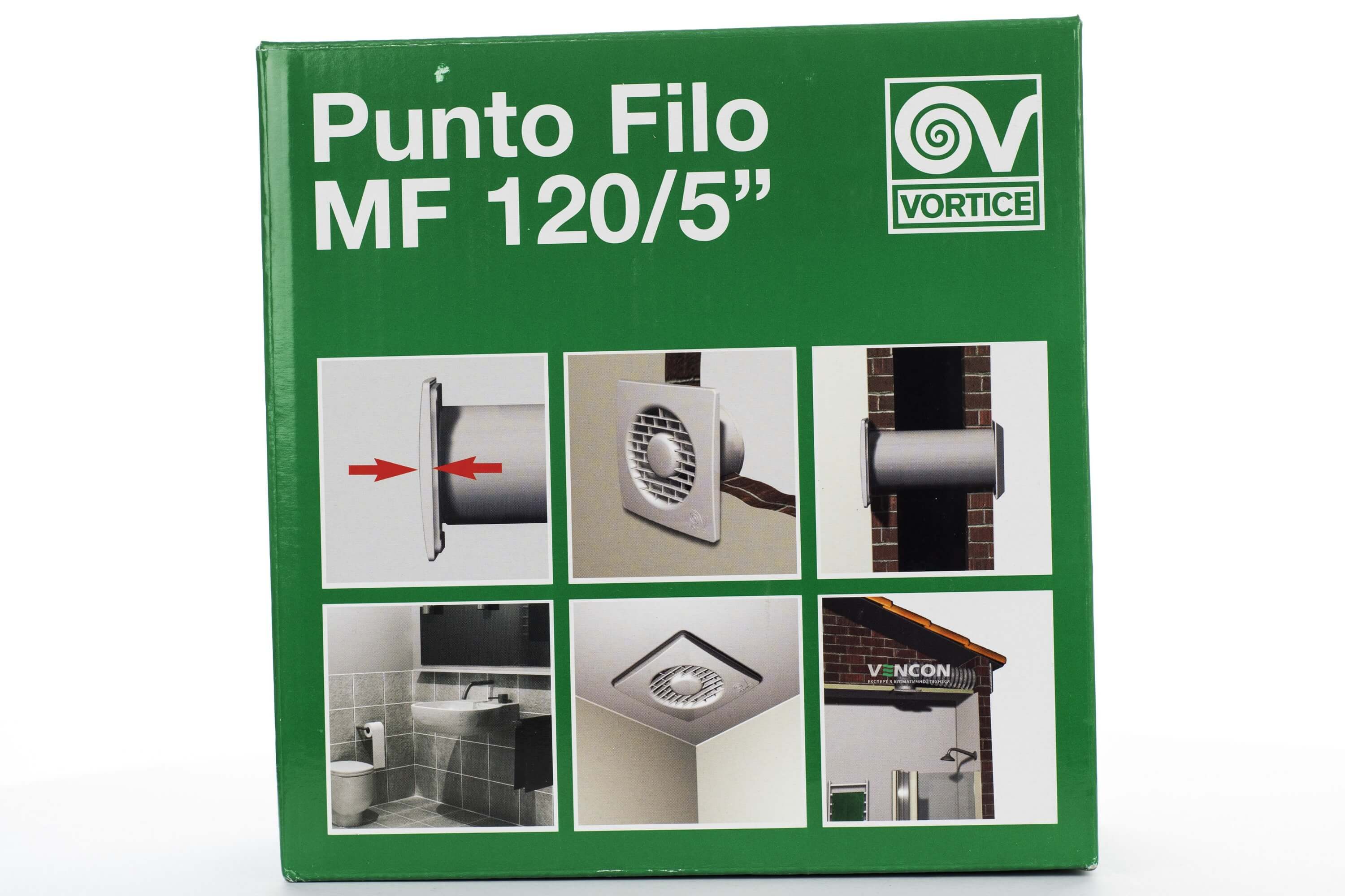 Вытяжной вентилятор Vortice Punto Filo MF 120/5" цена 2646.00 грн - фотография 2