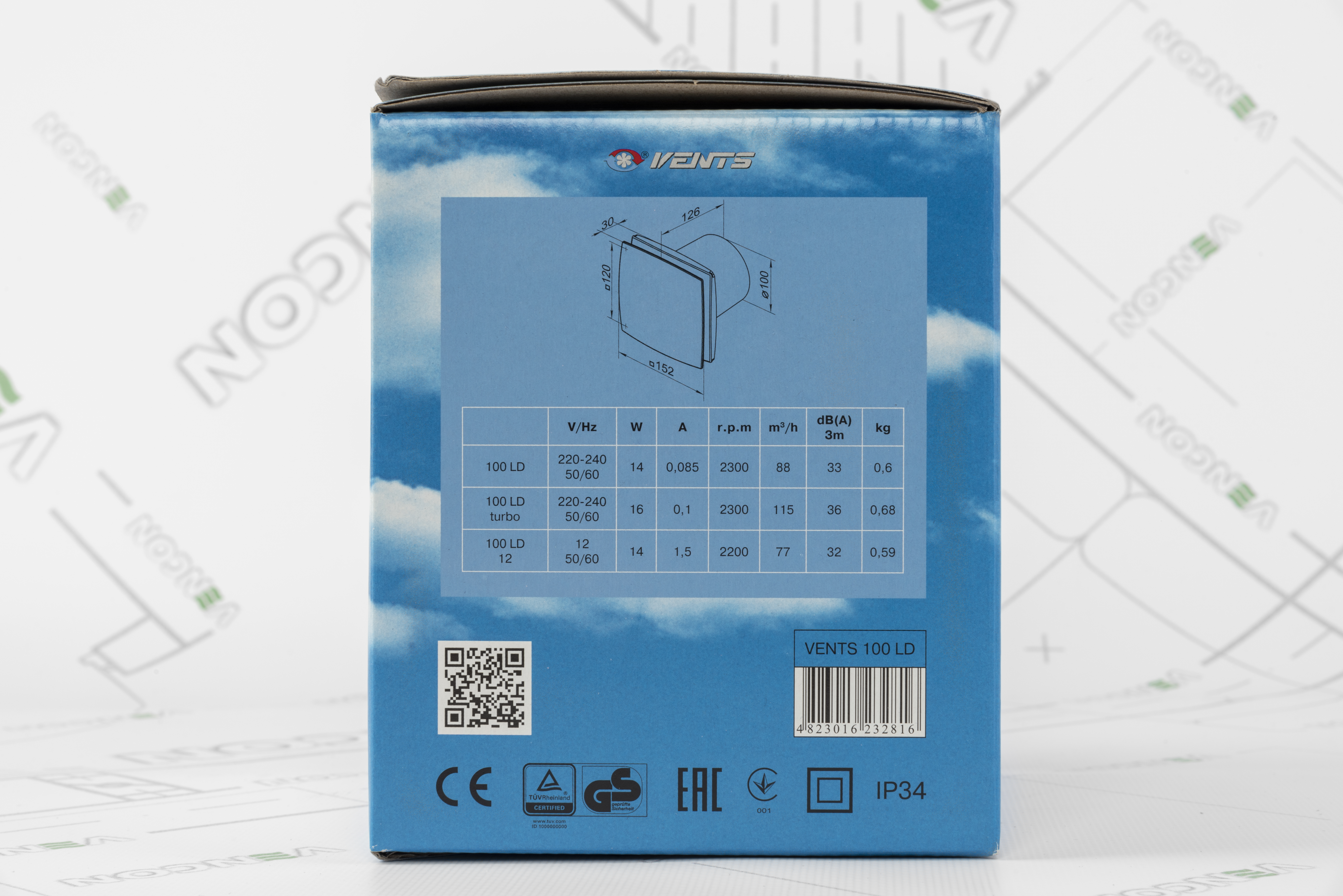 Вытяжной вентилятор Вентс 100 ЛД обзор - фото 8