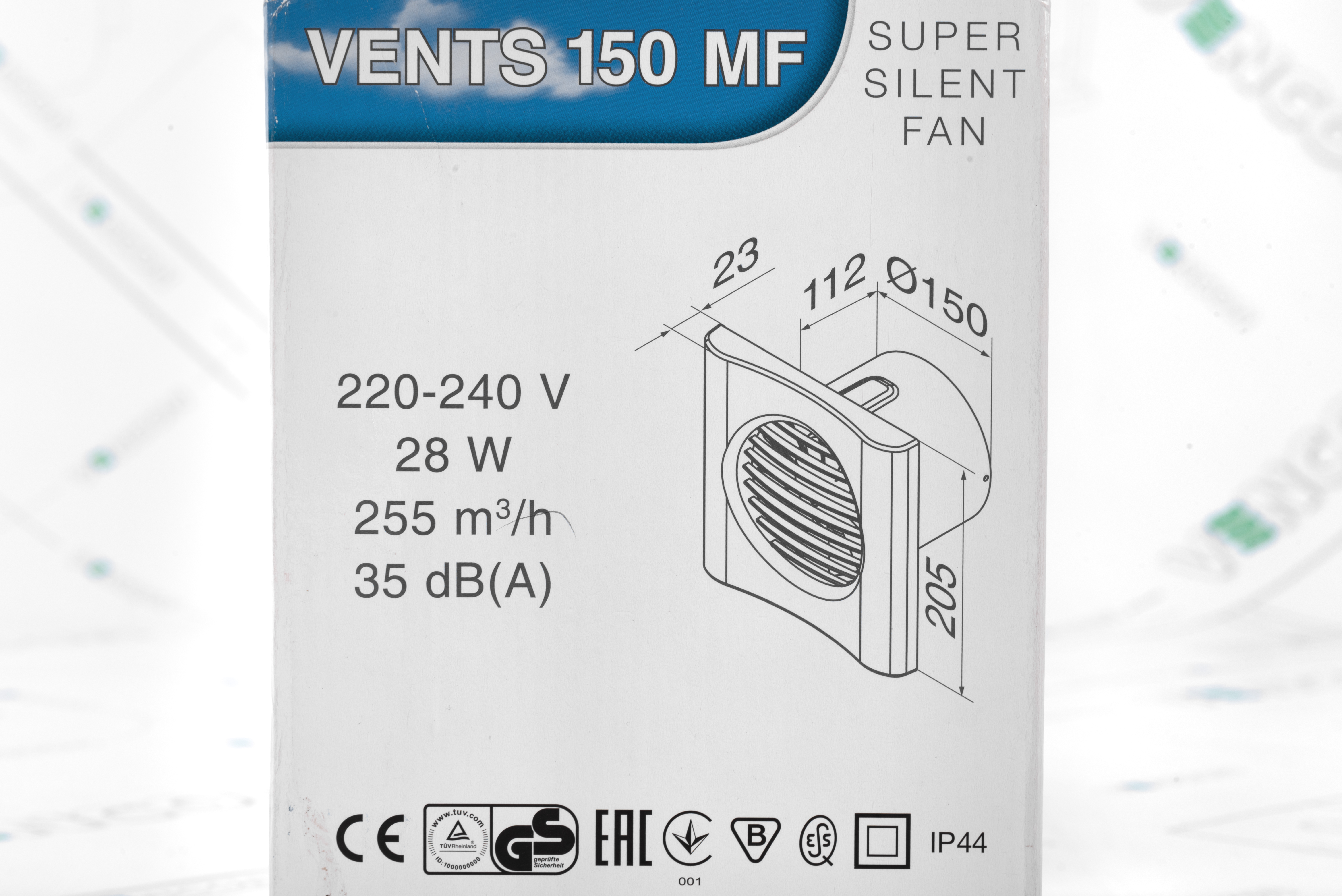 Витяжний вентилятор Вентс 150 МФ характеристики - фотографія 7