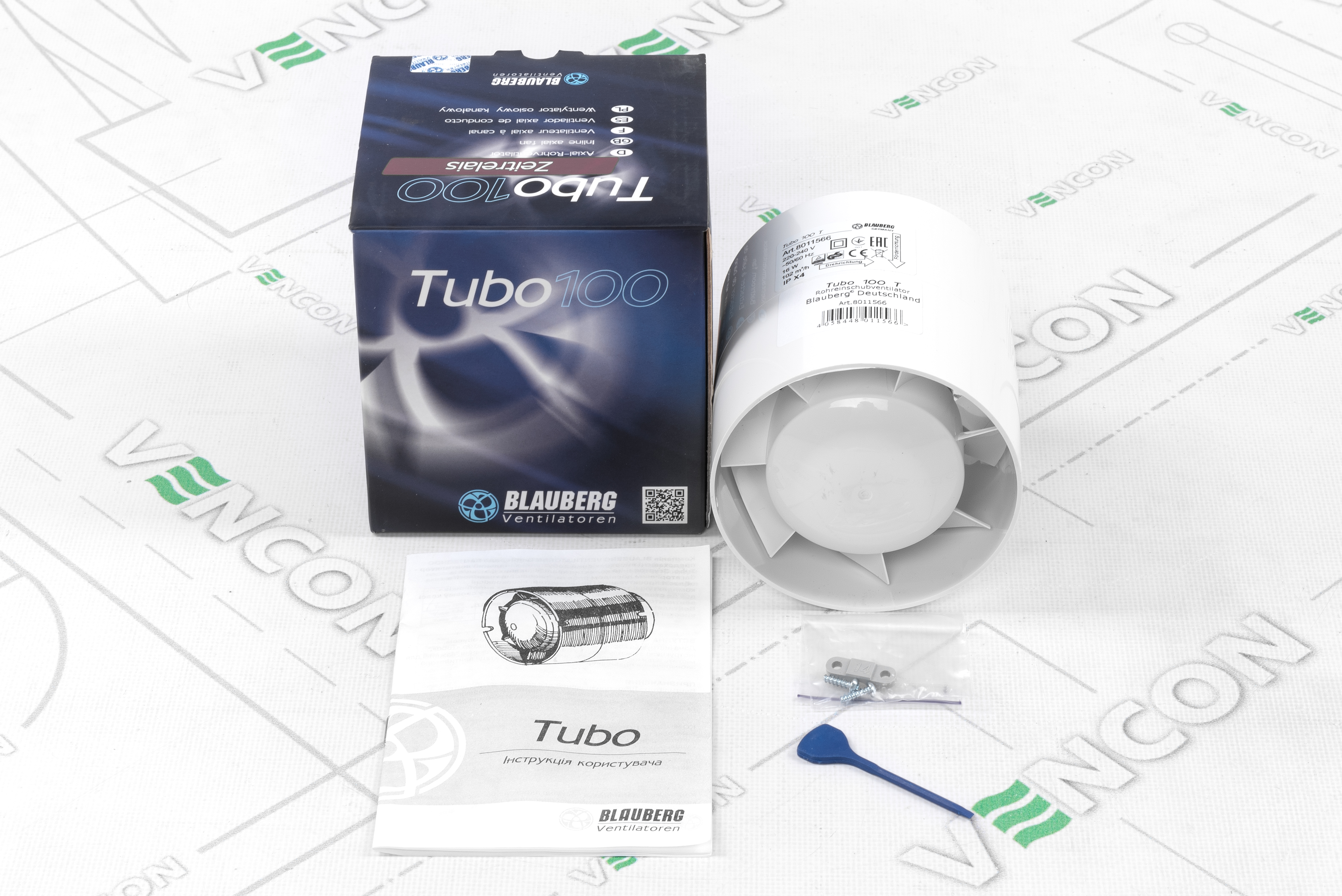 Канальний вентилятор Blauberg Tubo 100 T огляд - фото 8